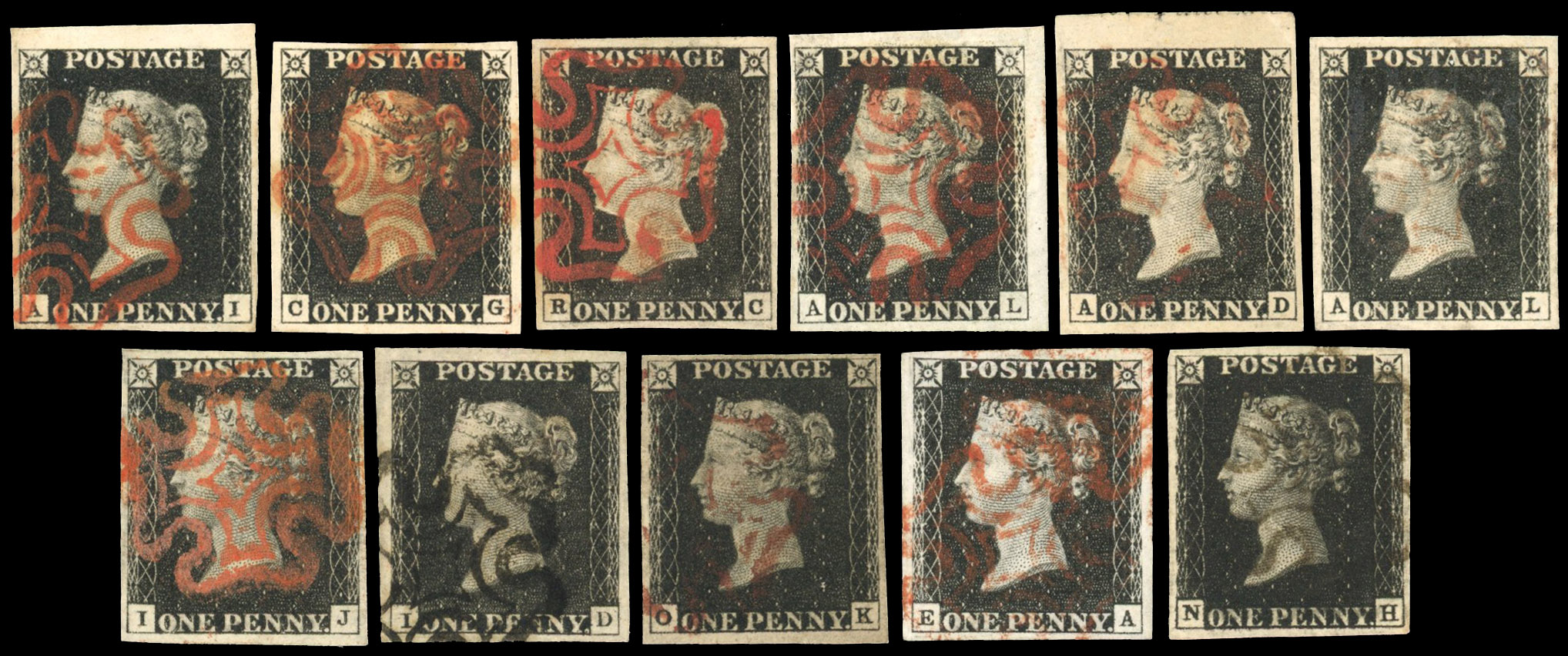 GB unplated 1d black used collection