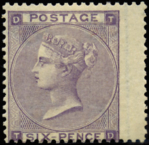 GB 1864  SG85 Pl.4 Mint