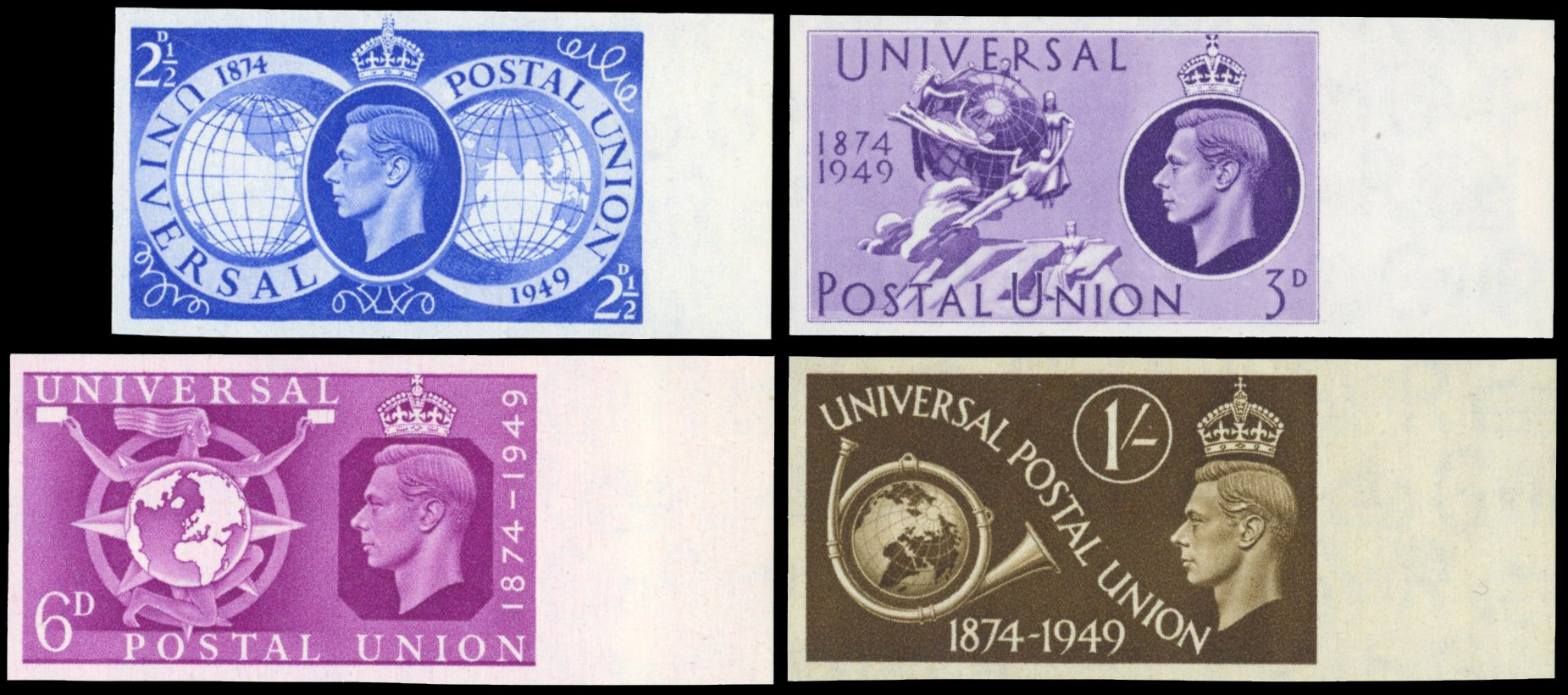 GB 1949 UPU imprimaturs