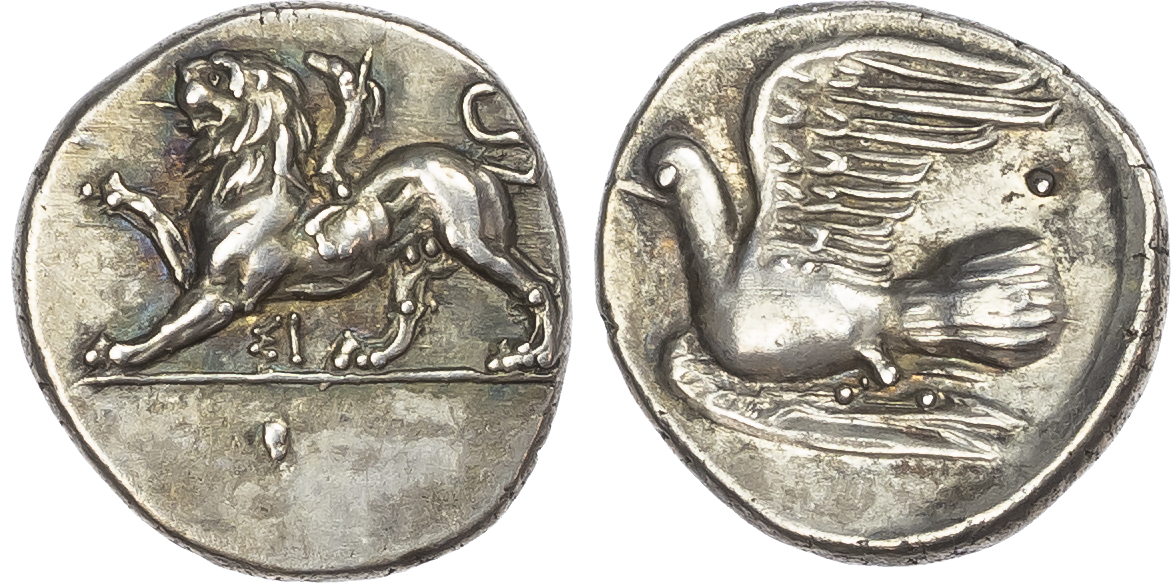 Sikyonia, Sikyon (c. 330-280 BC) AR Hemidrachm, 2.86g. 