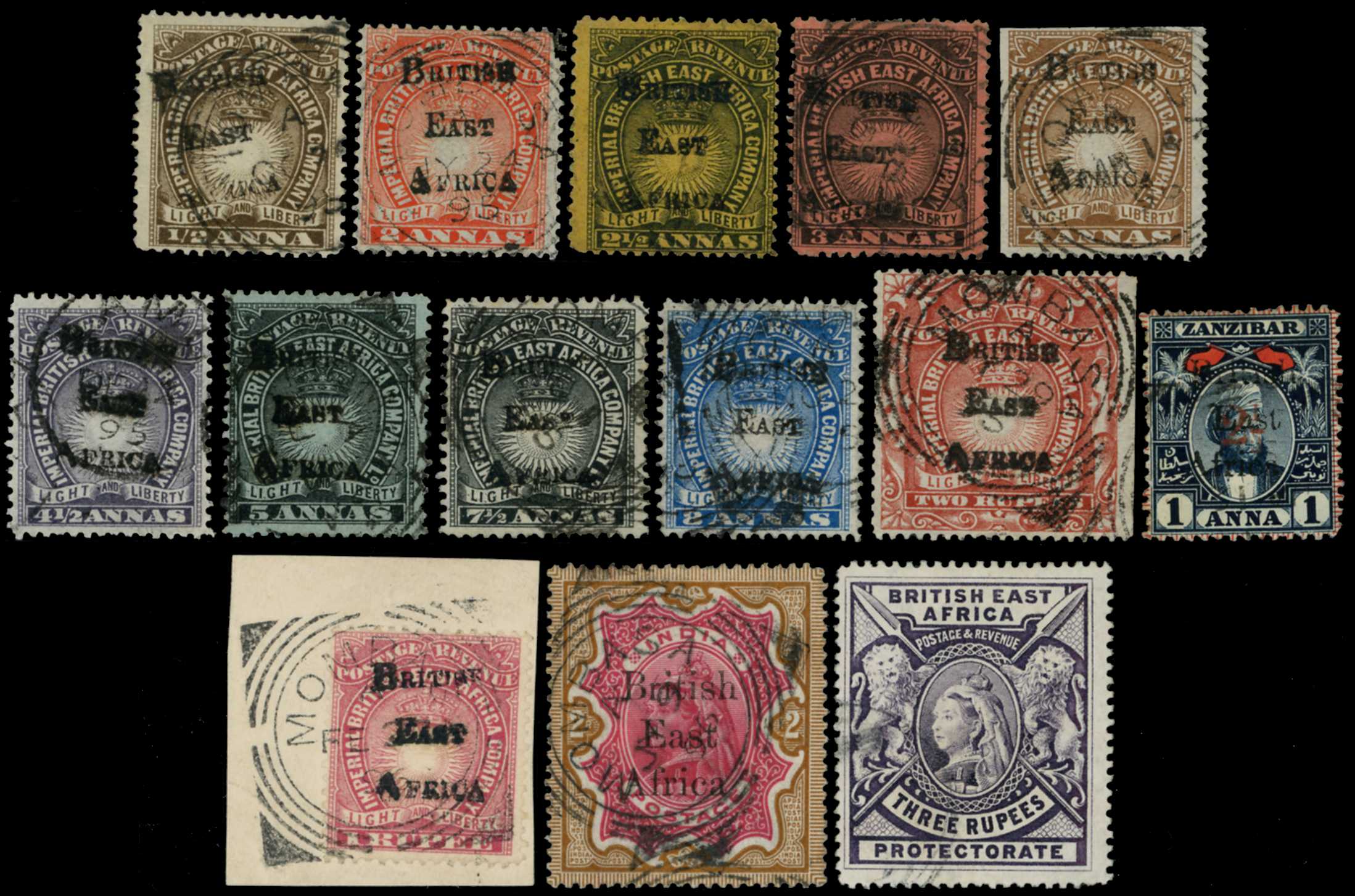 1895-7 used selection (14), comprising SG...