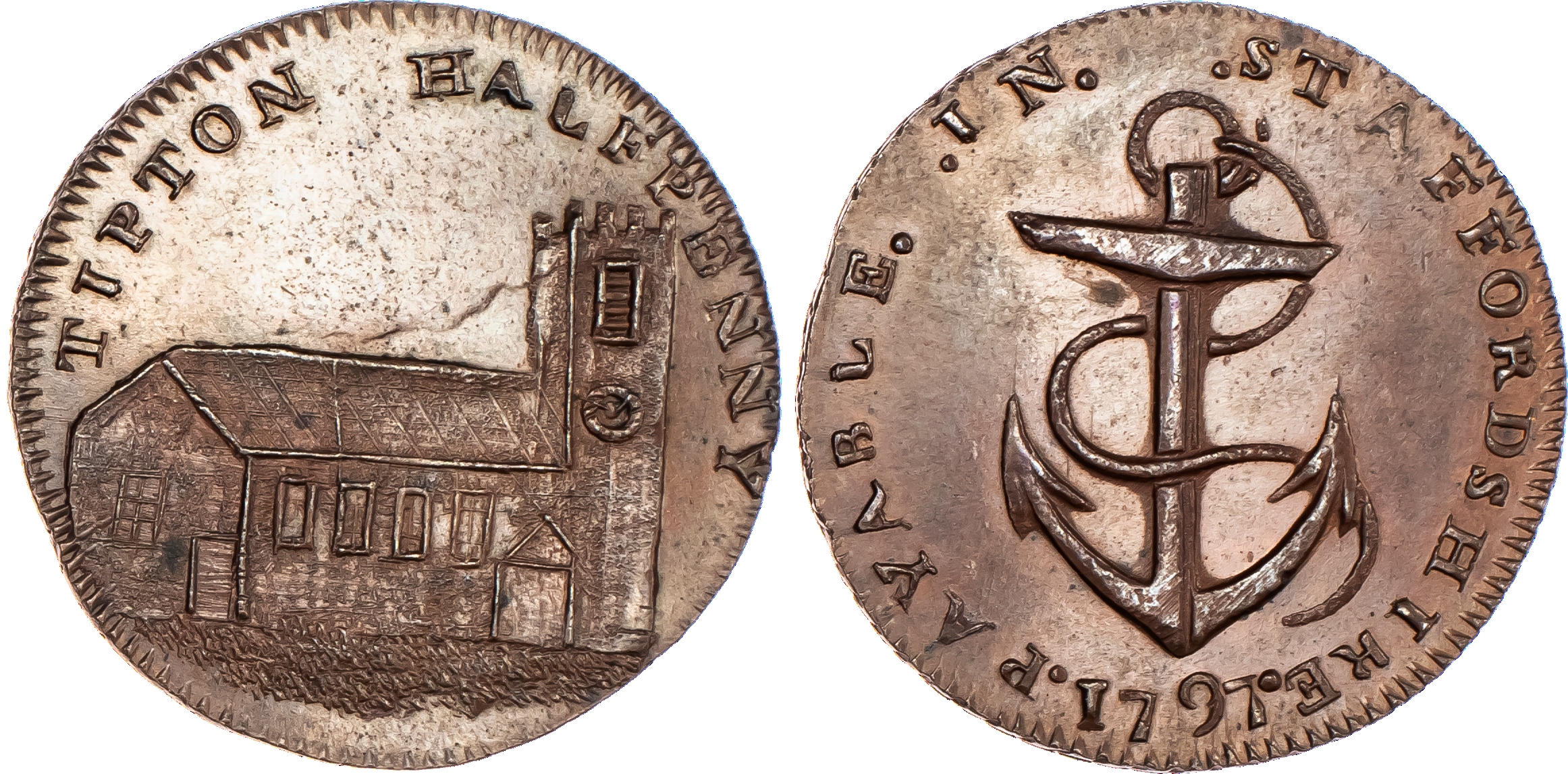 Tipton, Prattent's bronzed Halfpenny...