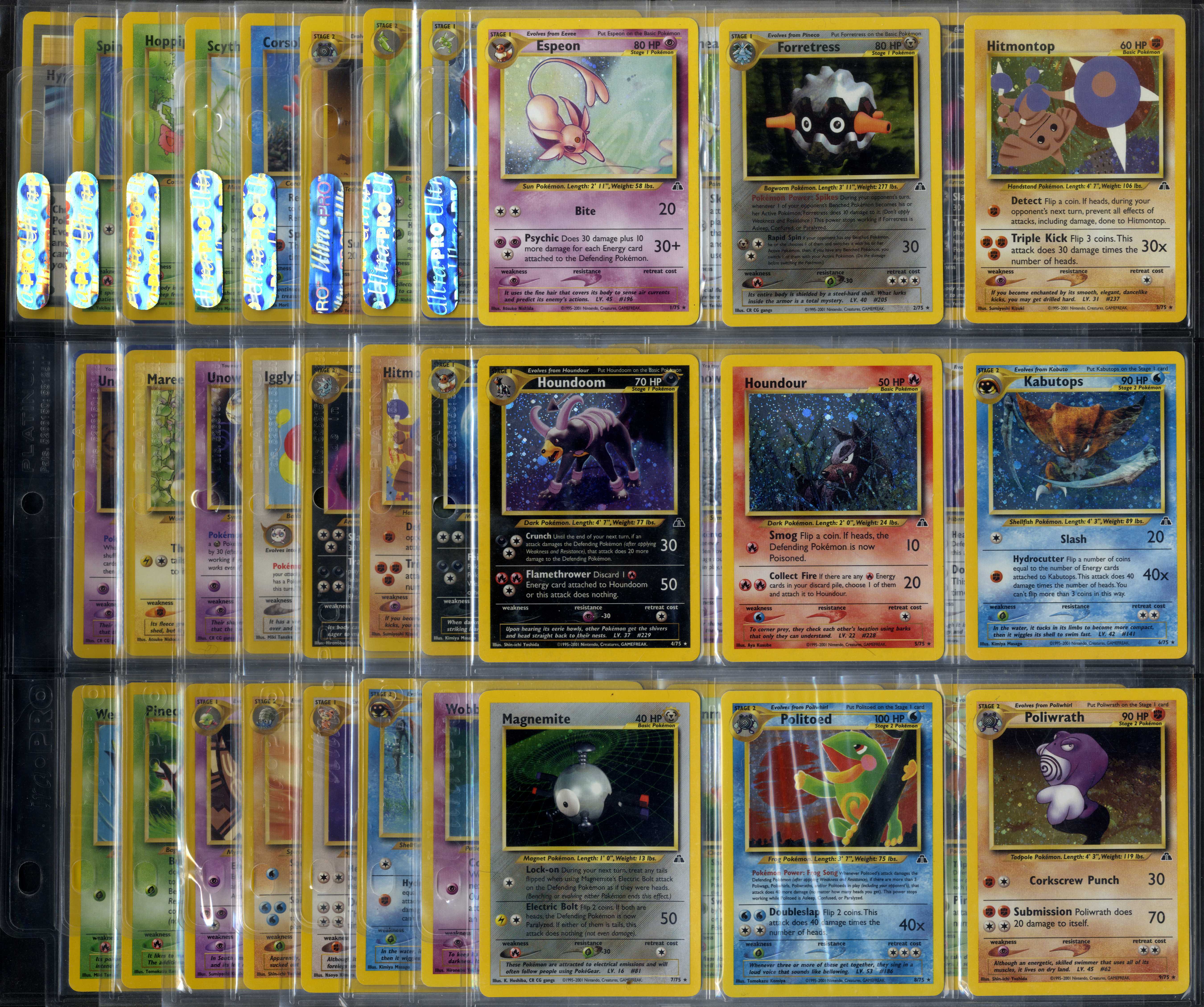 Complete Neo Discovery Set - 75/75 - Unlimited/ 1st Ed.