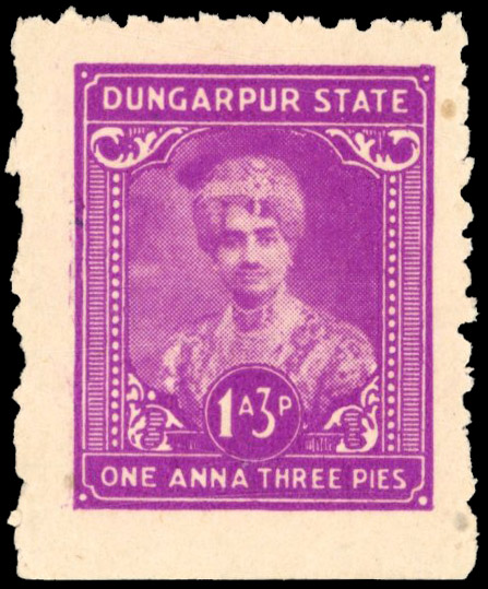 I.F.S Dungarpur SG 12a mint
