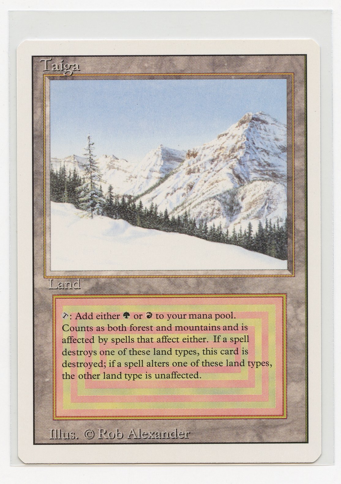 Taiga - Revised Dual Land (NM)