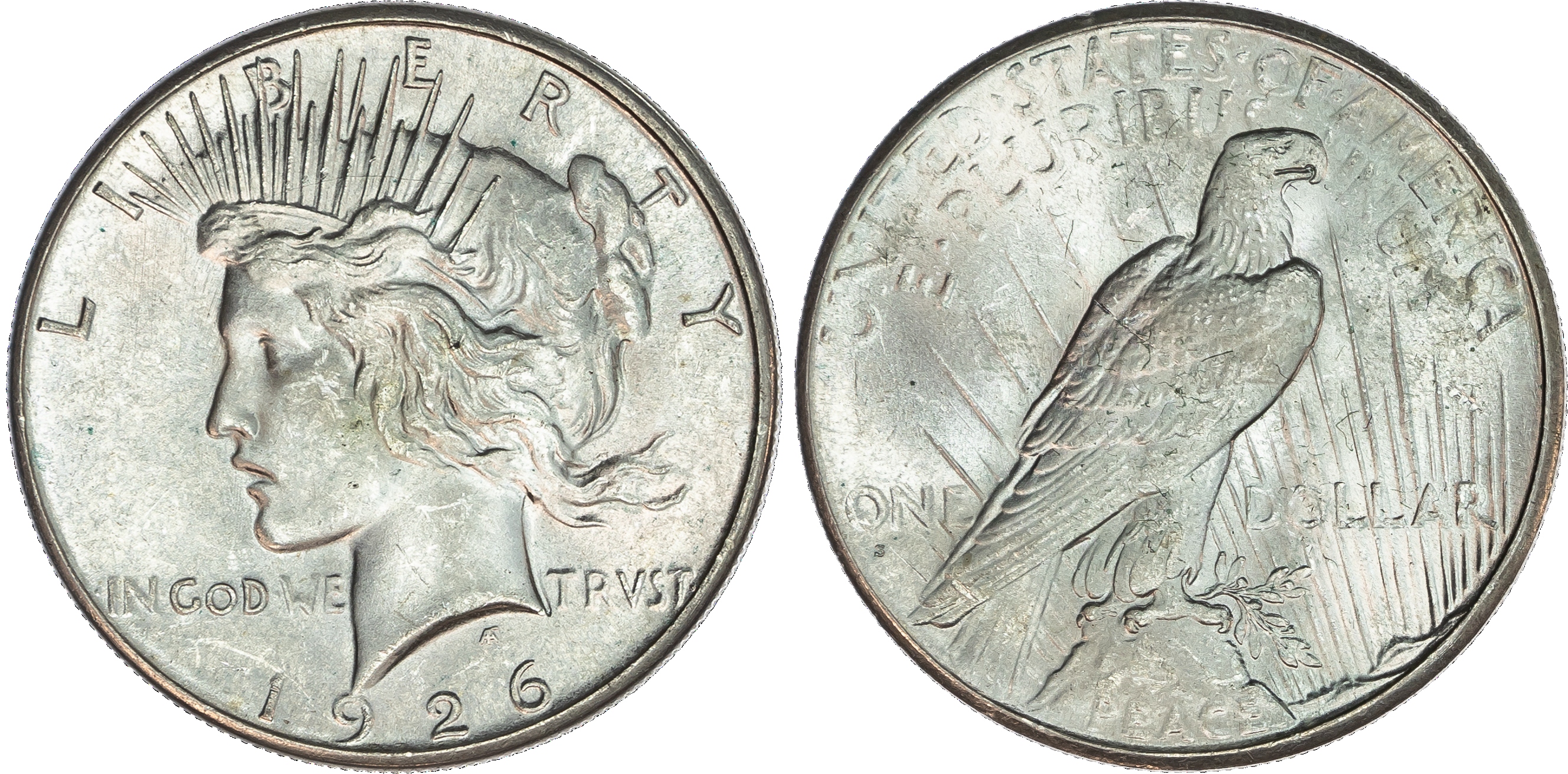 USA, silver Peace Dollar, 1926, San Francisco, 26.74g.