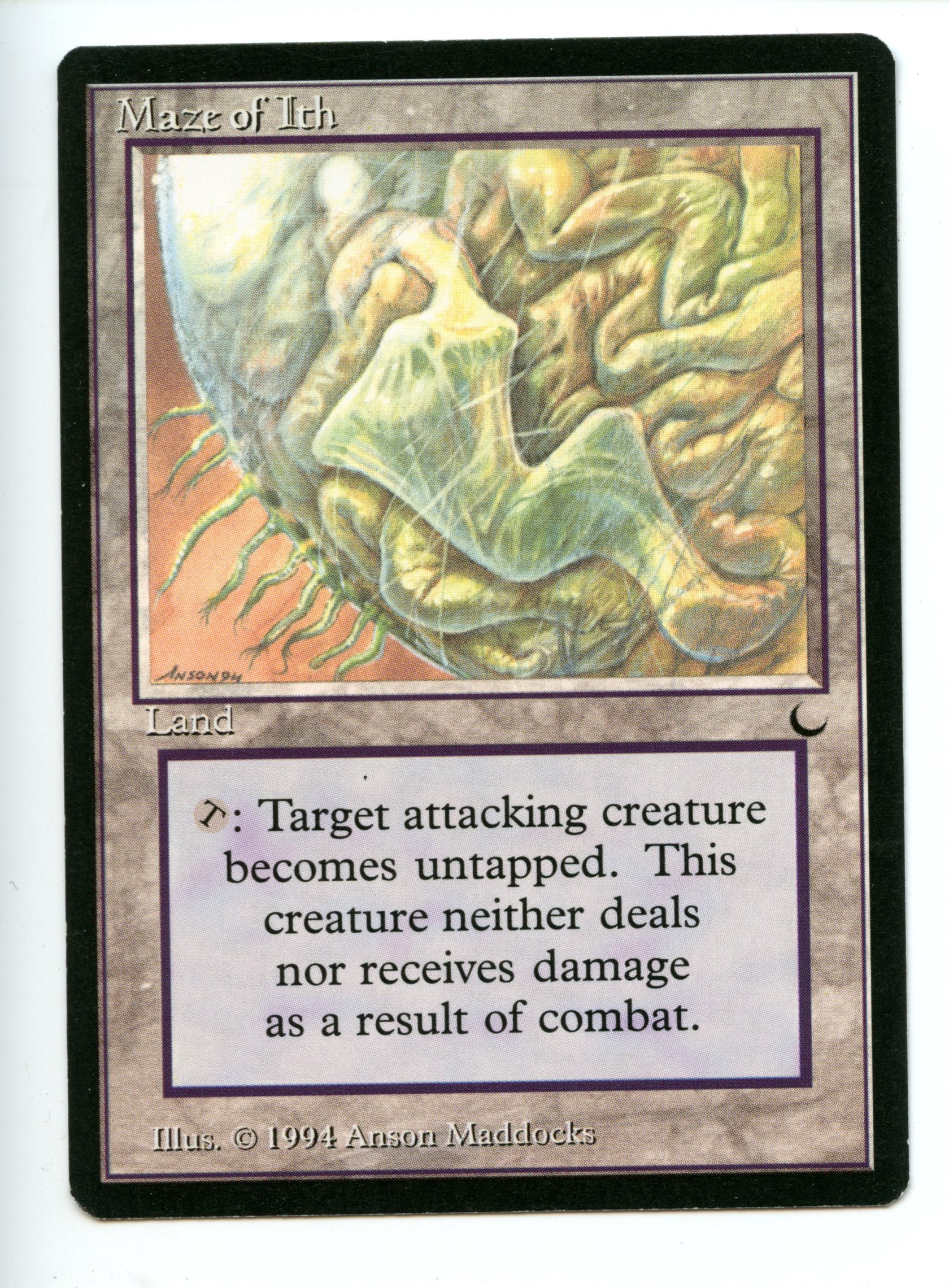 Magic the Gathering - Maze of Ith   - The Dark  - Lightly Played 