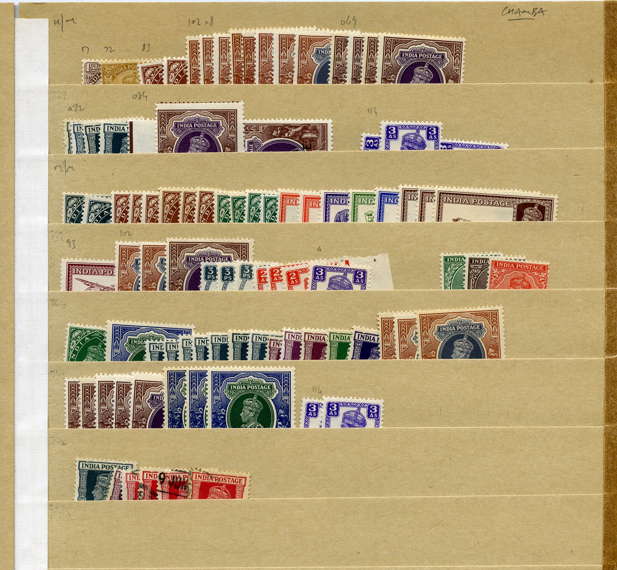 KG VI stock on manila stocksheet, just 92...