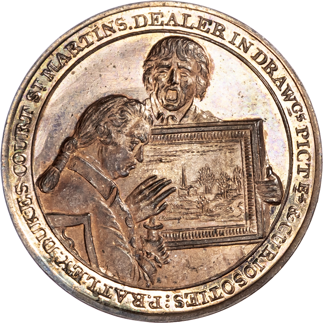 London - St. Martin’s Lane, Peter Ratley (curiosities and antiques dealer) Halfpenny 1795