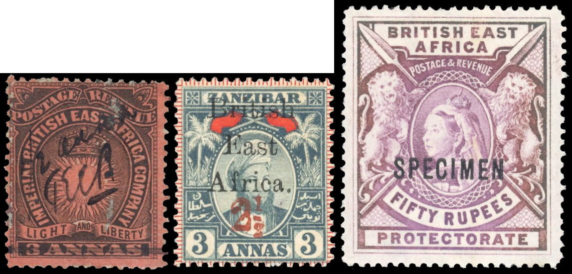 British East Africa collection mint