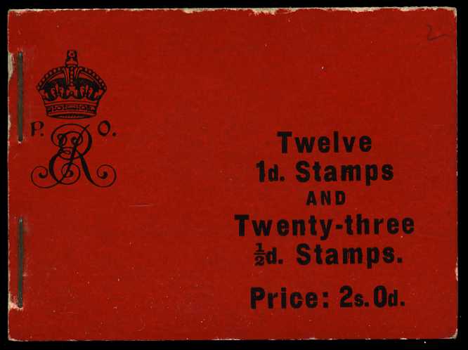 1906 (June) 2/0d booklet, all panes with...