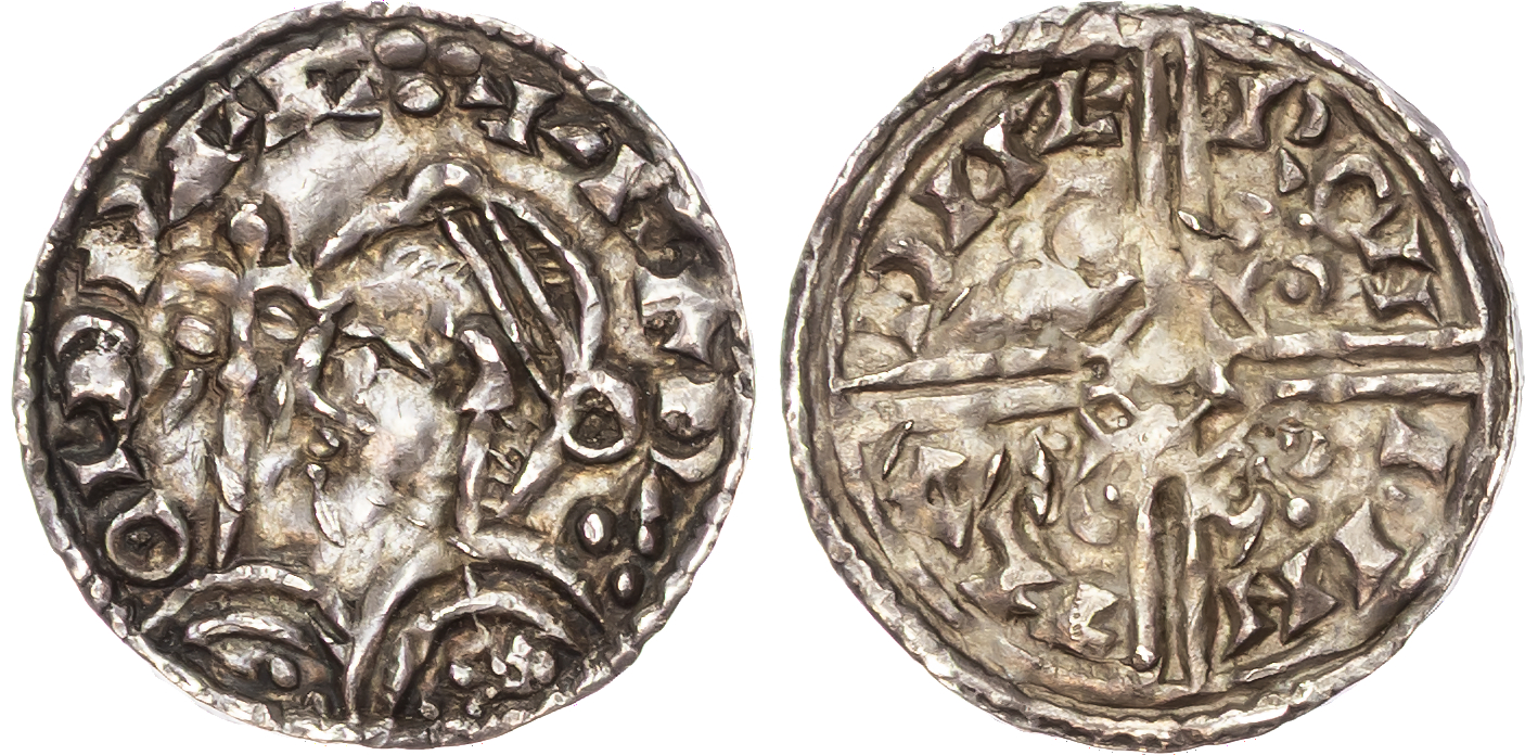 Harold I (1035-1040) Penny, Fleur de Lis type (c. 1038-1040), Winchester mint, moneyer Ladmaer.