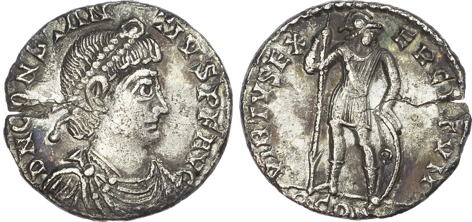 Constantius II (AD 337-361) AR Light Miliarense, Constantinople, AD 360-363, 3.91g.