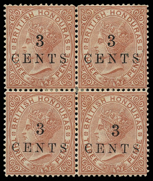 1888 3c on 3d chestnut, perf 14, type...