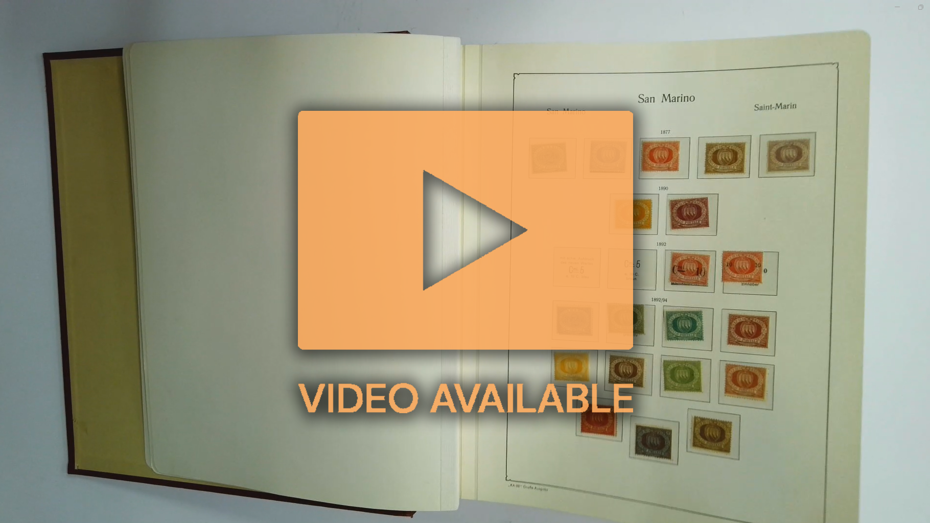 San Marino collection in two hingeless KaBe albums to 1988