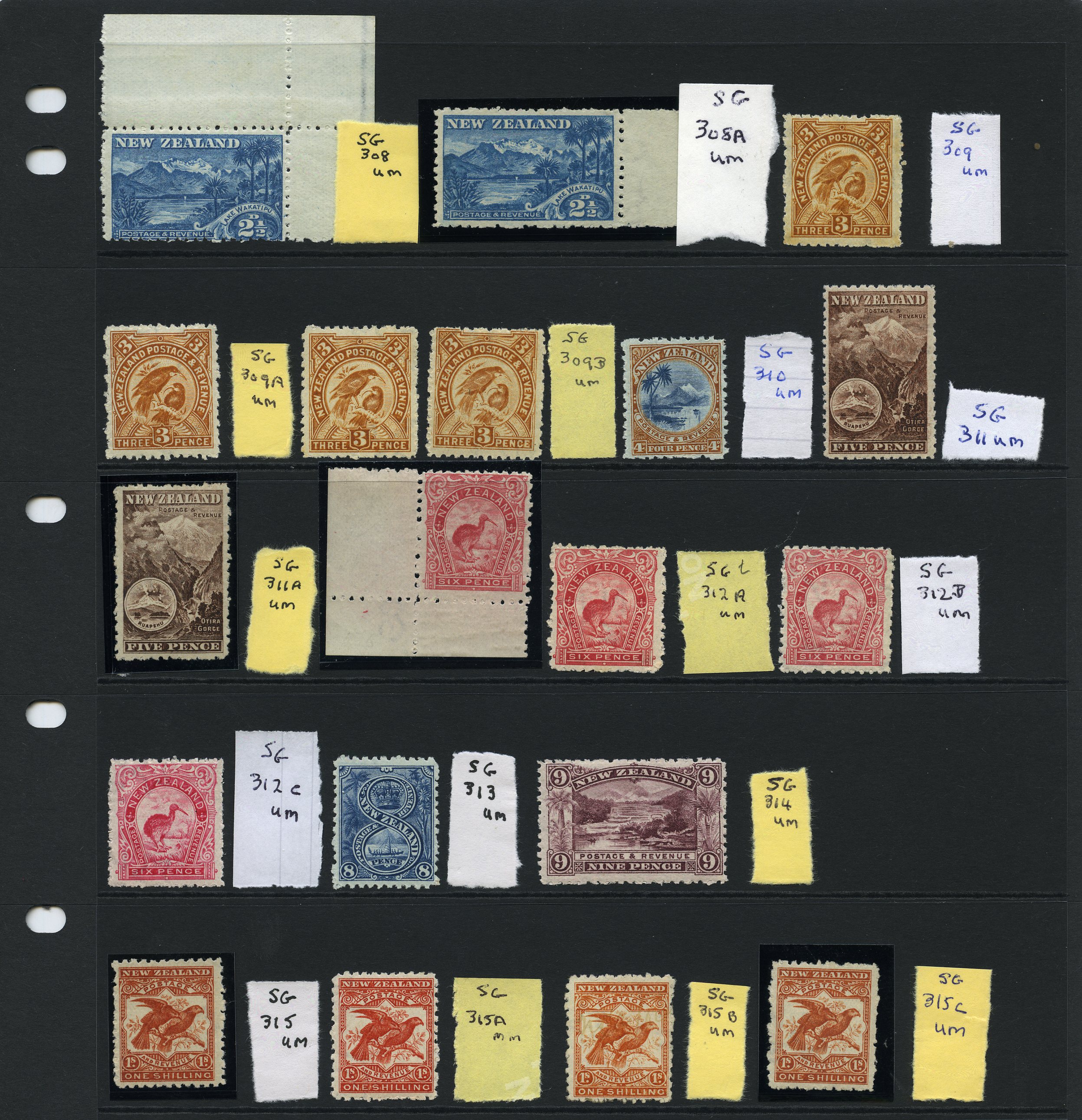 1903-7 Cowan paper Single watermark, perf...