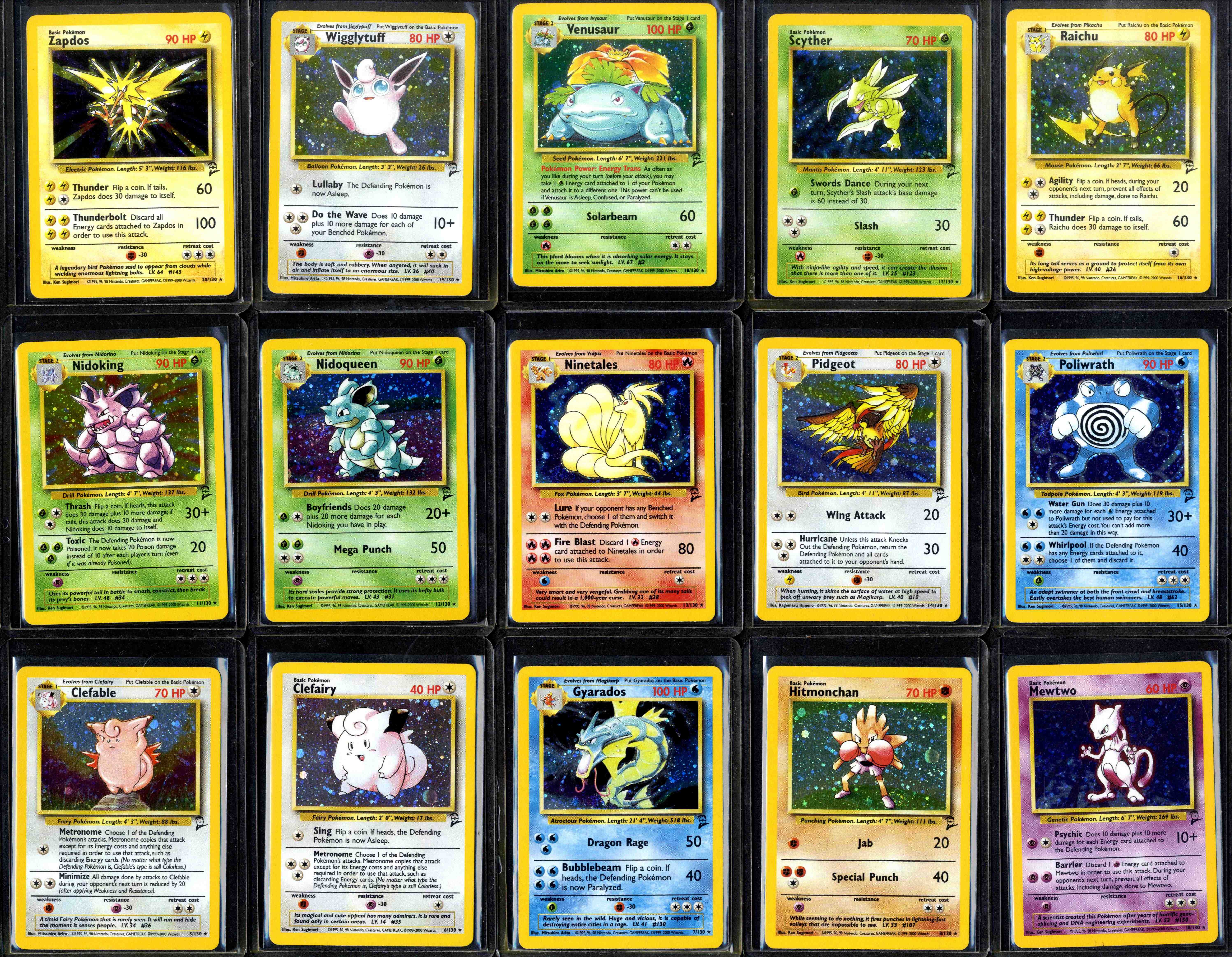 Pokémon TCG - Base Set 2 - Full Set #130/130