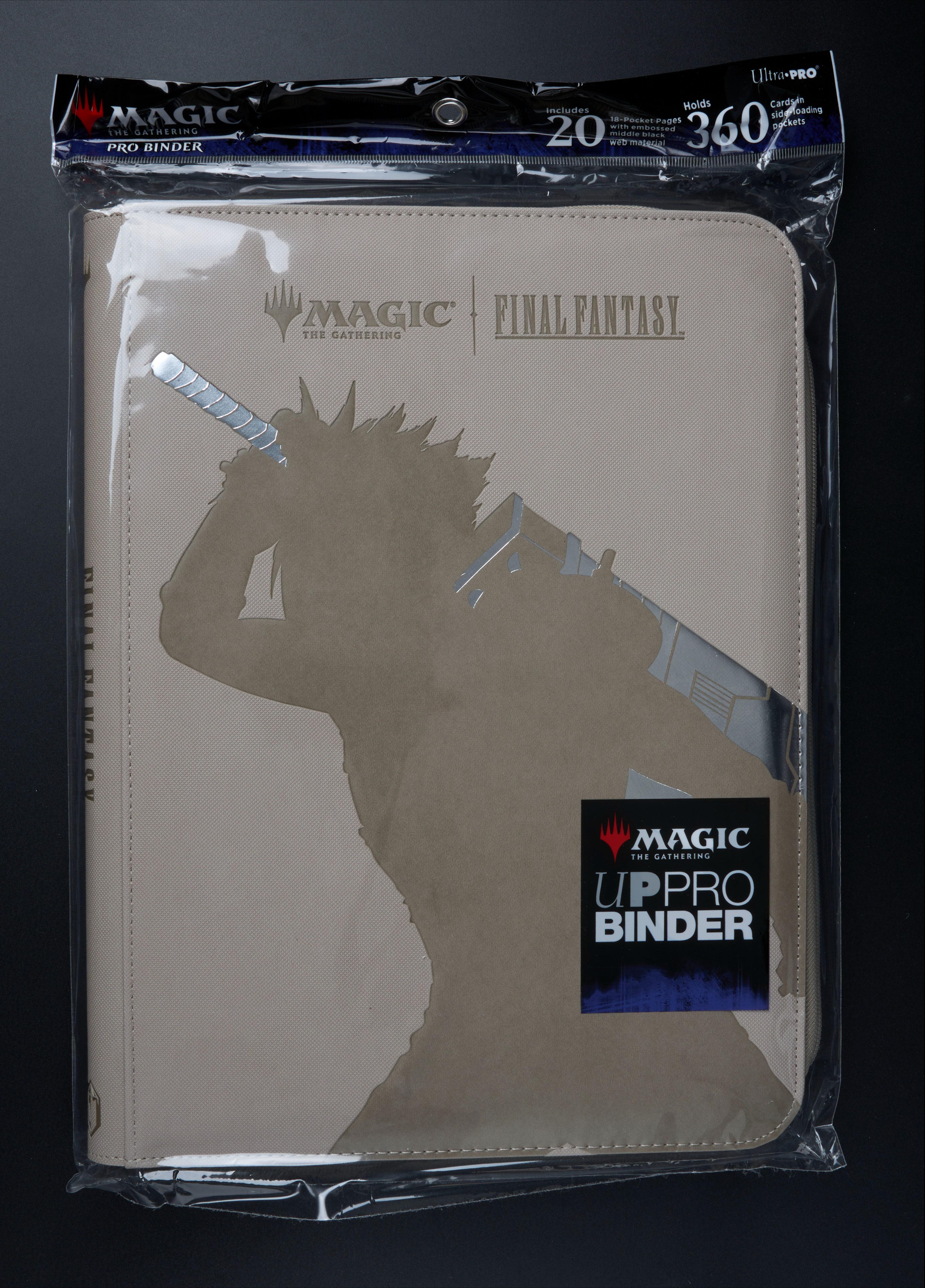 MTG FINAL FANTASY 9-Pocket Premium Zippered PRO-Binder featuring Cloud, Planet's Champion
