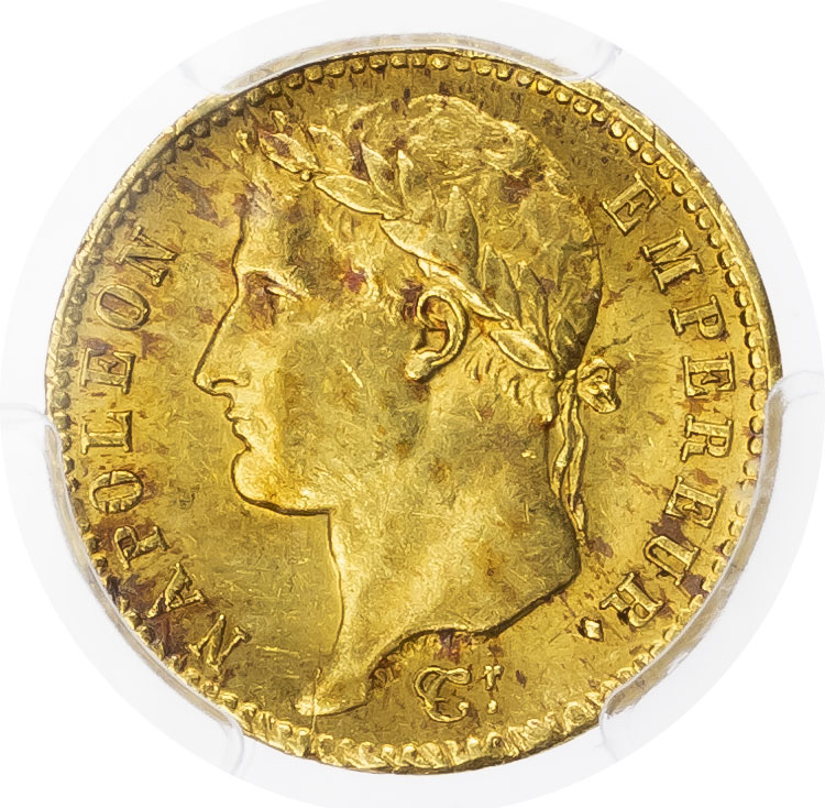 France. Napoleon I AV 20 Francs. 1811A. (Paris). 