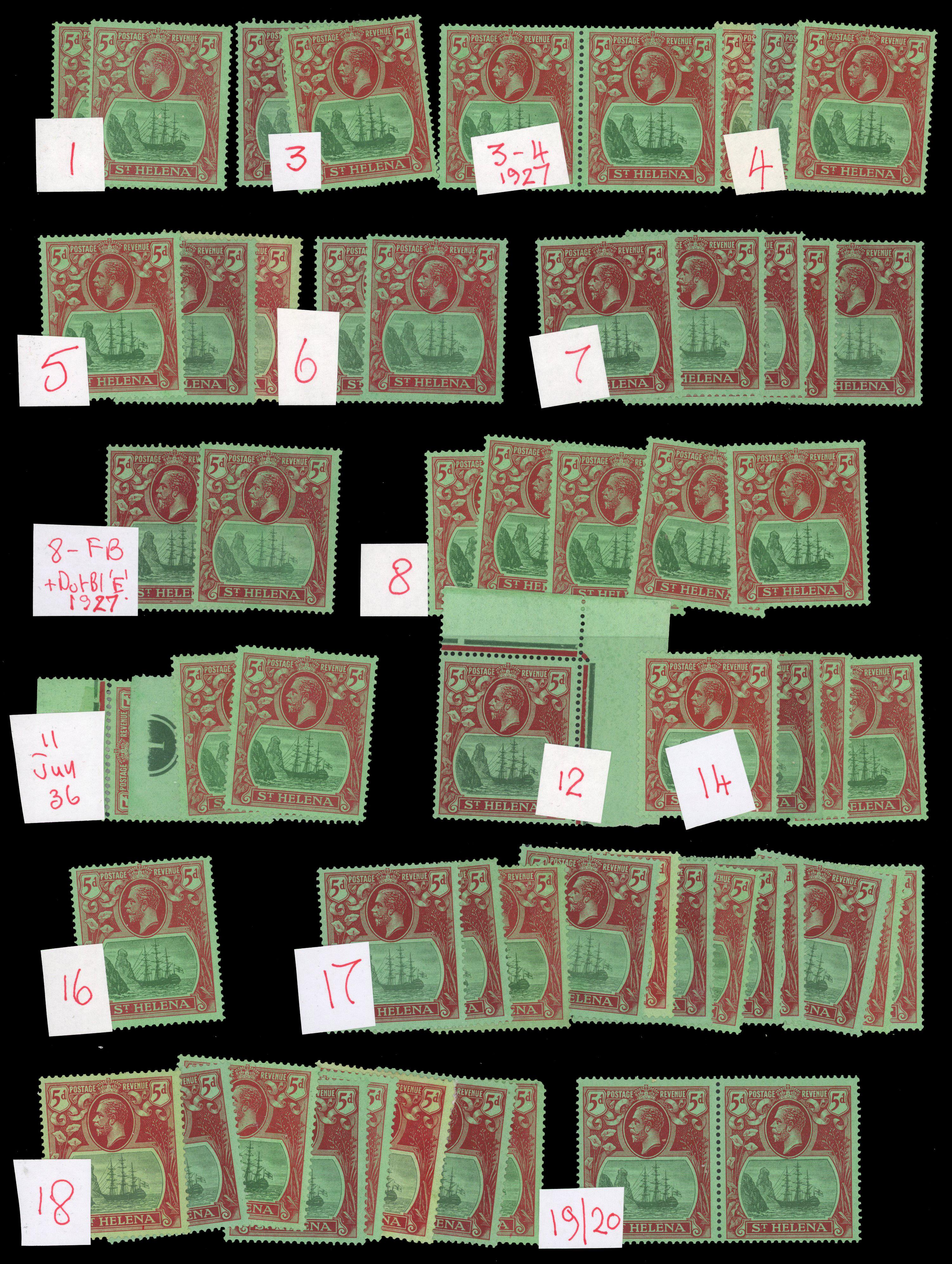 St Helena SG 103 study mint