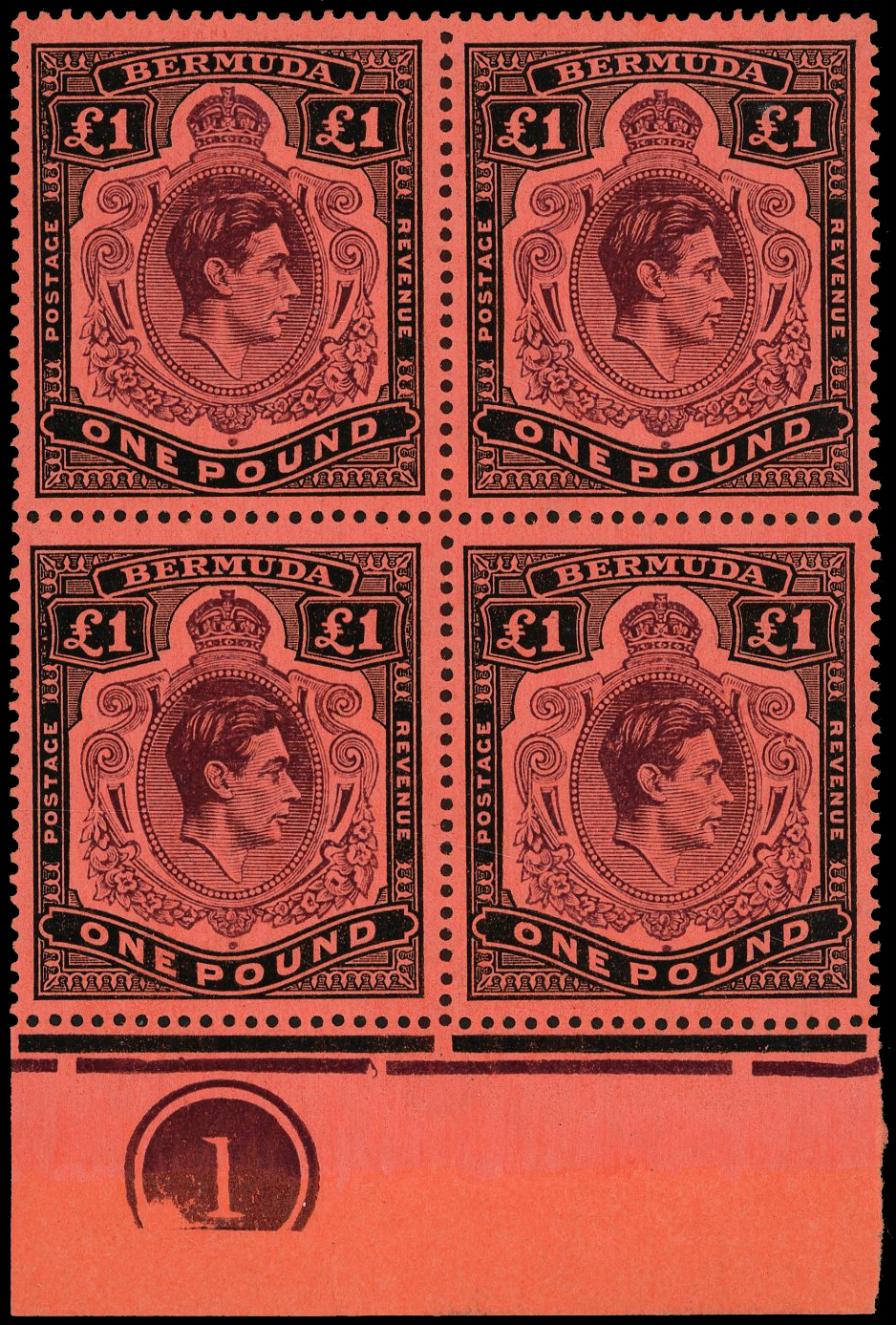 Bermuda SG 121c, ce block mint