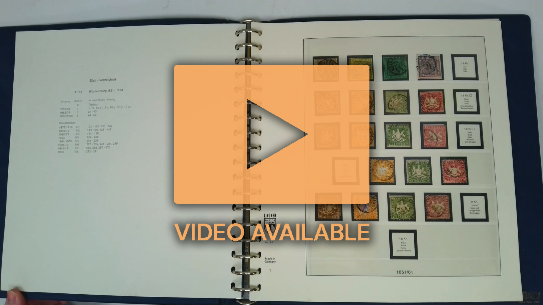 German States Wurttemberg mint and used collection