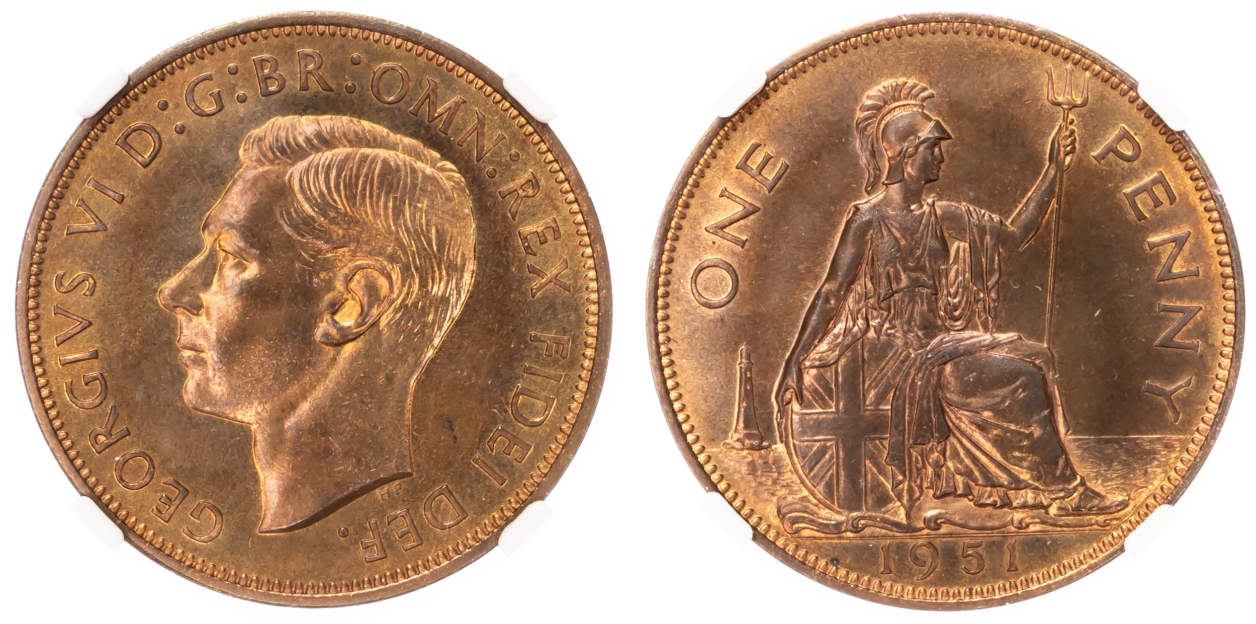 George VI (1936-1952), Penny, 1951.