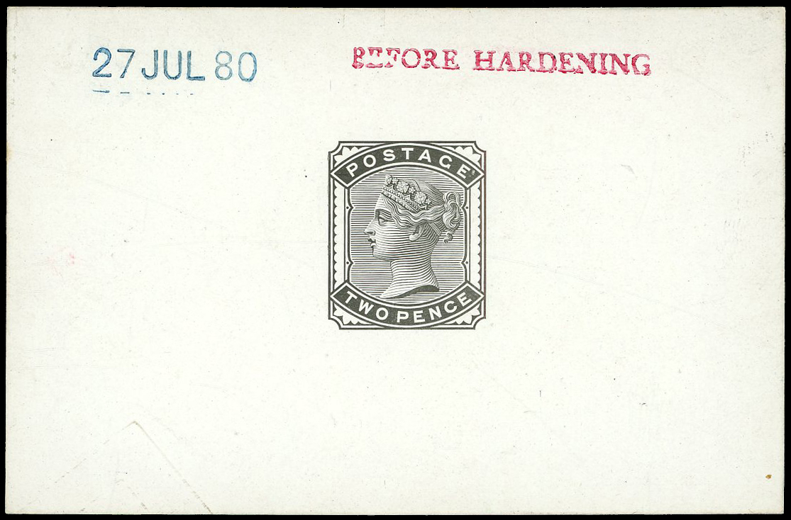 1880 2d Die proof.