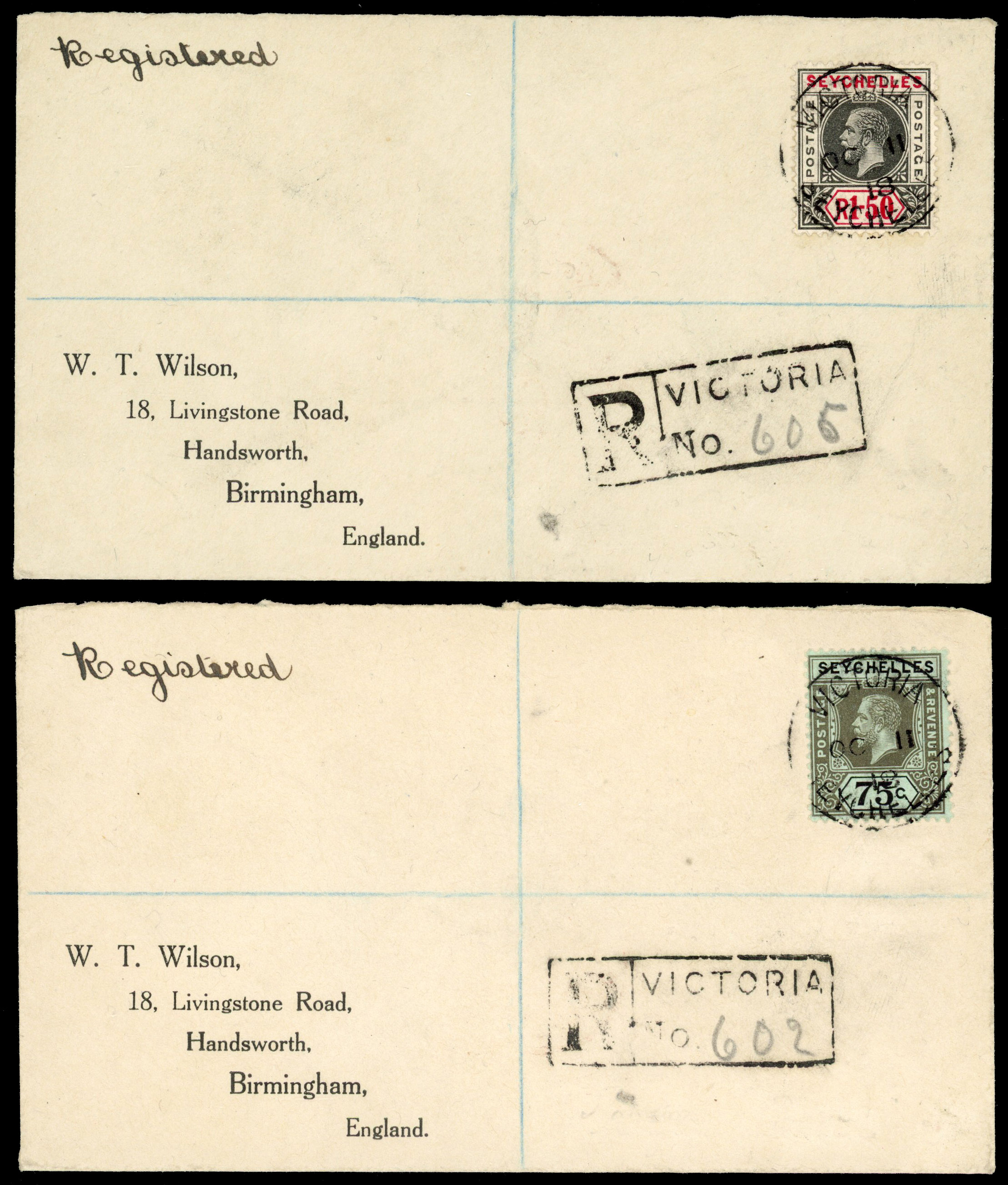 Seychelles pair of Wilson covers