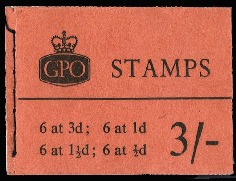 1960 (Apr) 3s Booklet (Graphite lines). A very...