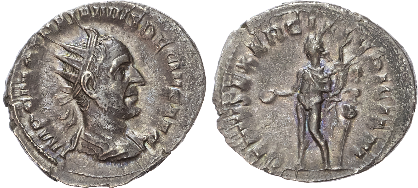 Trajan Decius (AD 249-251) AR Antoninianus, Rome, 3.99g.