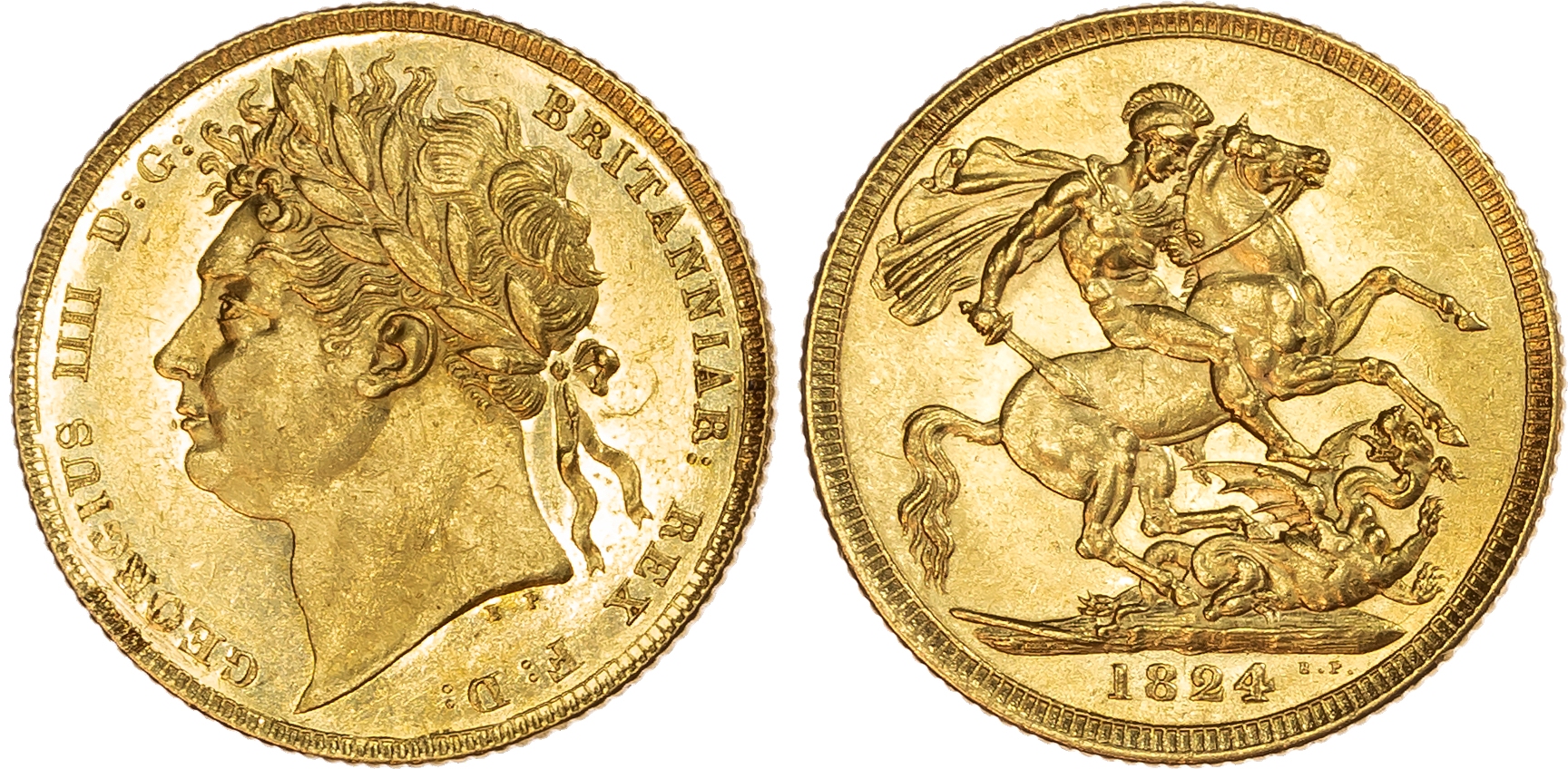 1824 George IV Sovereign