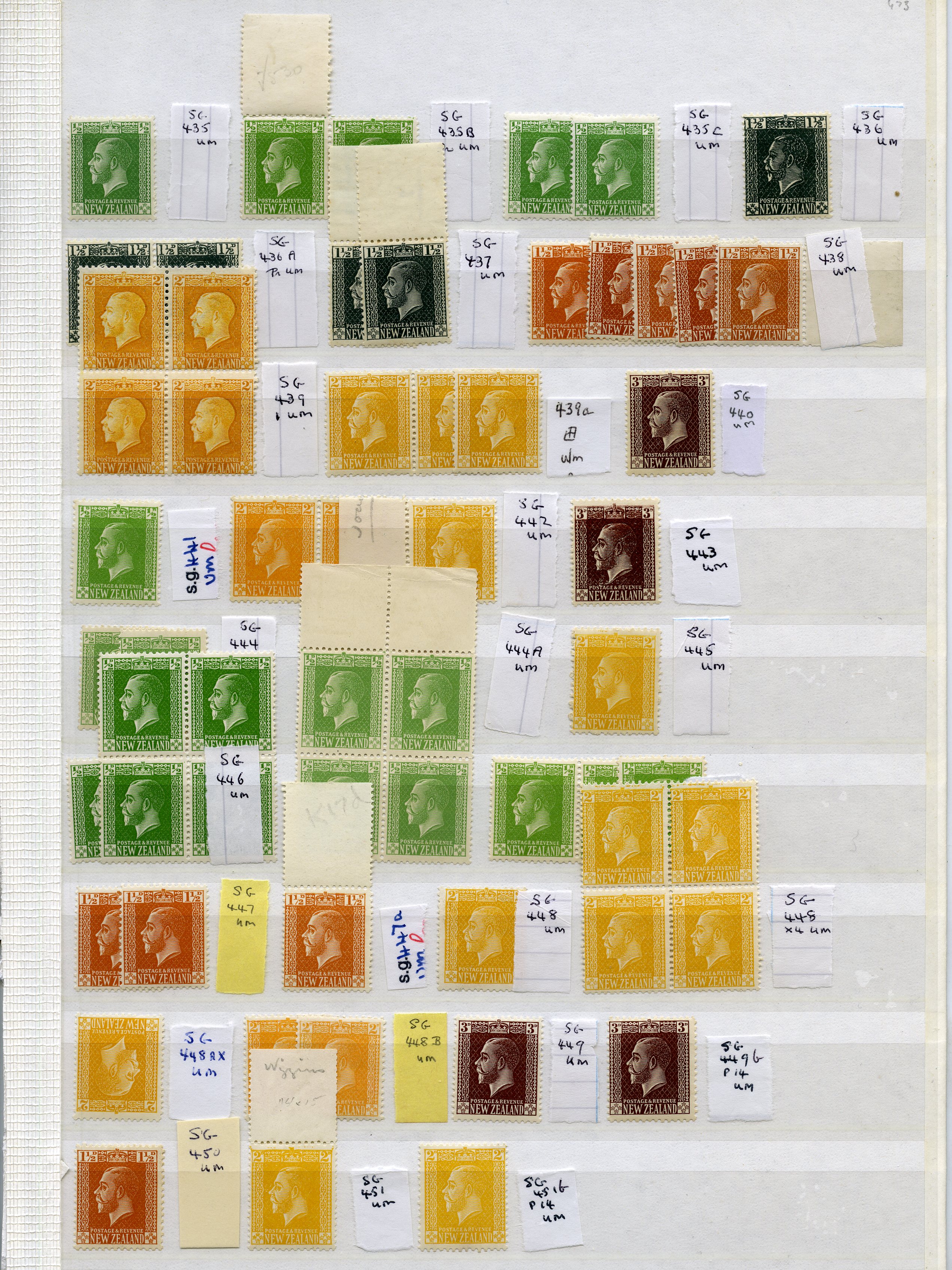 1915 (July) -33 Type 61 and 62 unmounted...