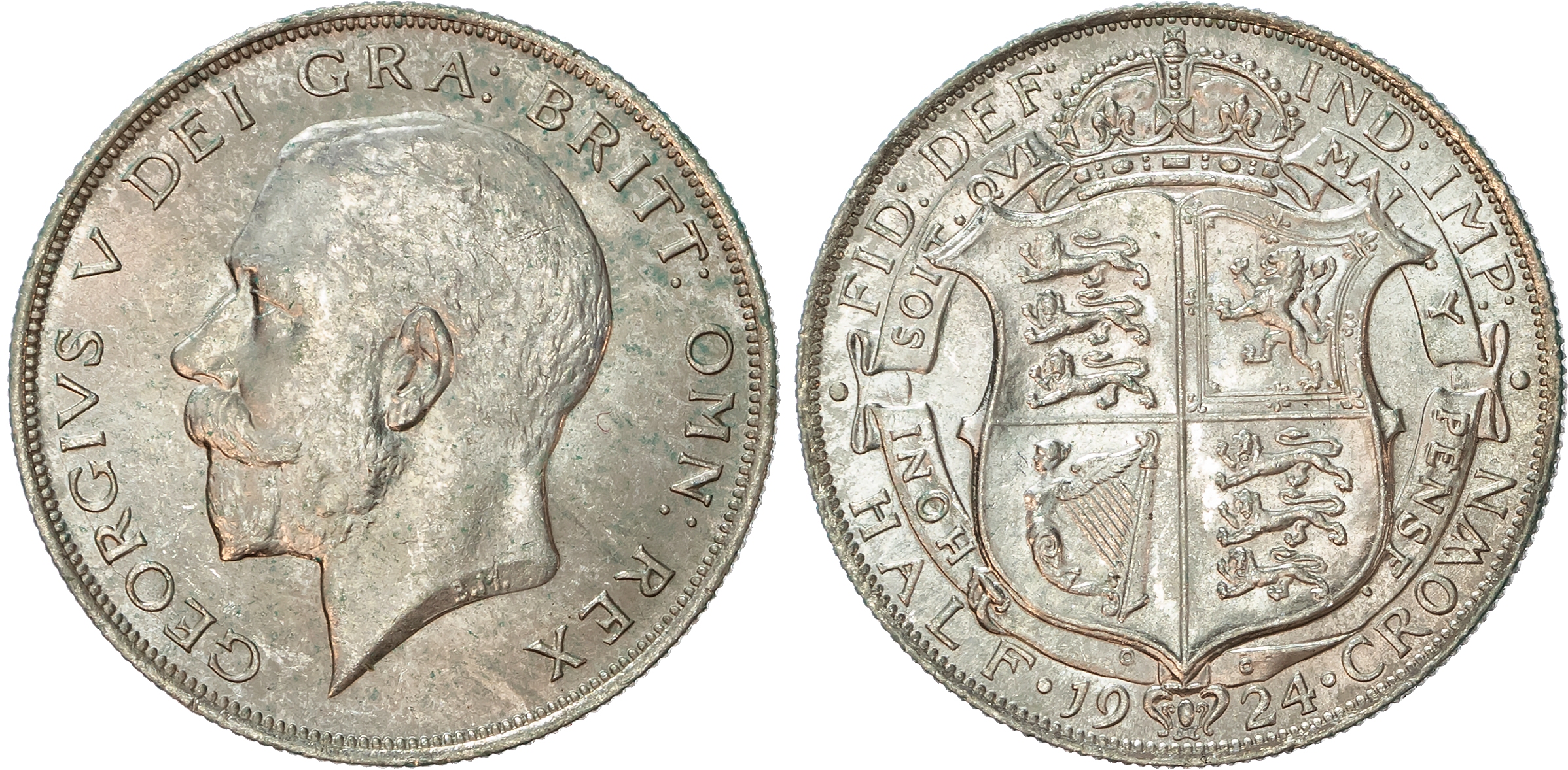 George V (1910-1936) Halfcrown, 1924.