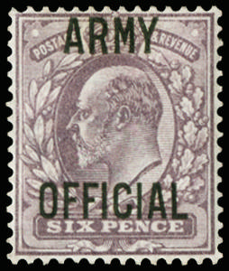 GB 1903 SG O52 6d Army Official mint