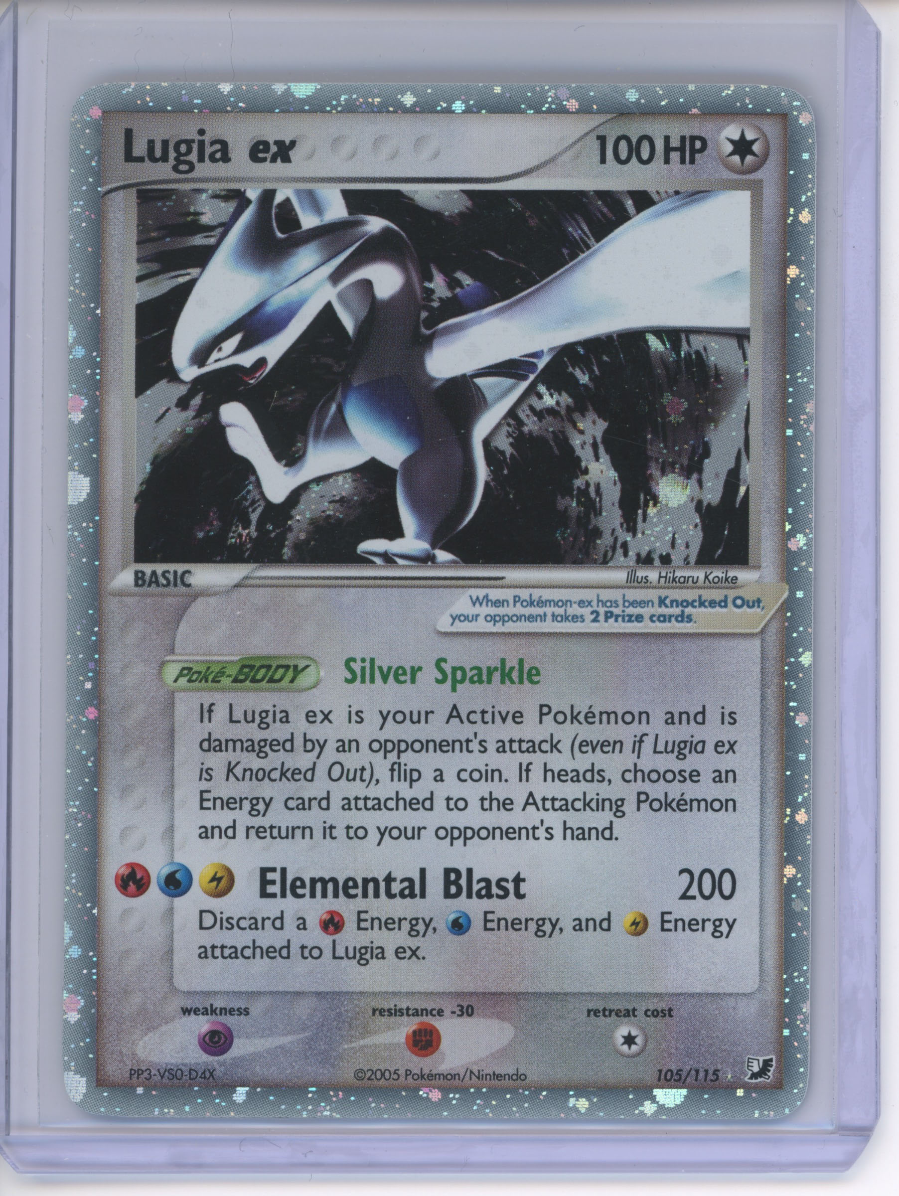 Pokémon TCG - Lugia ex - Ex Unseen Forces 105/115
