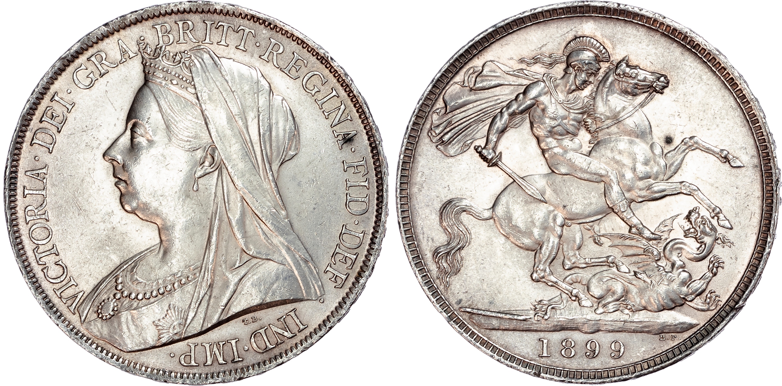 Victoria (1837-1901), Crown, 1899, LXIII.
