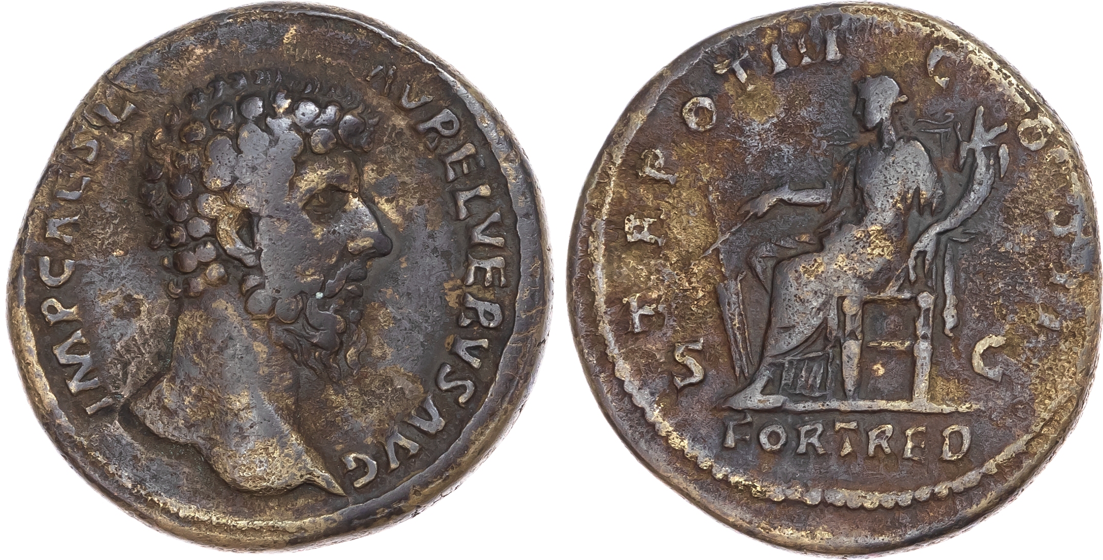 Lucius Verus (AD 161-169) AE Sestertius, Rome, AD 162-163, 22.52g.