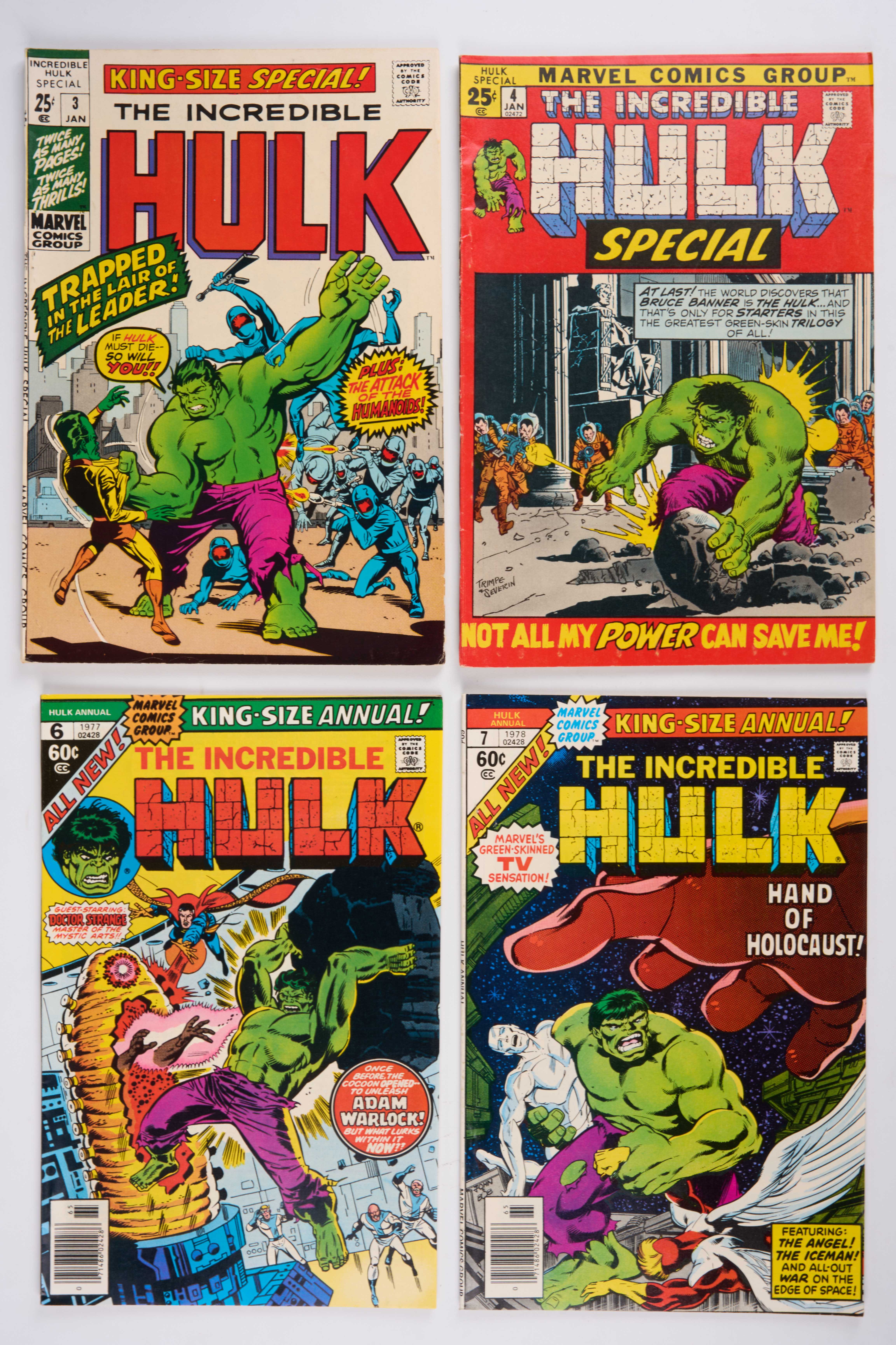 Incredible Hulk King-Size Bundle Collection (Marvel Comics, 1971-1992) Bundle of 16