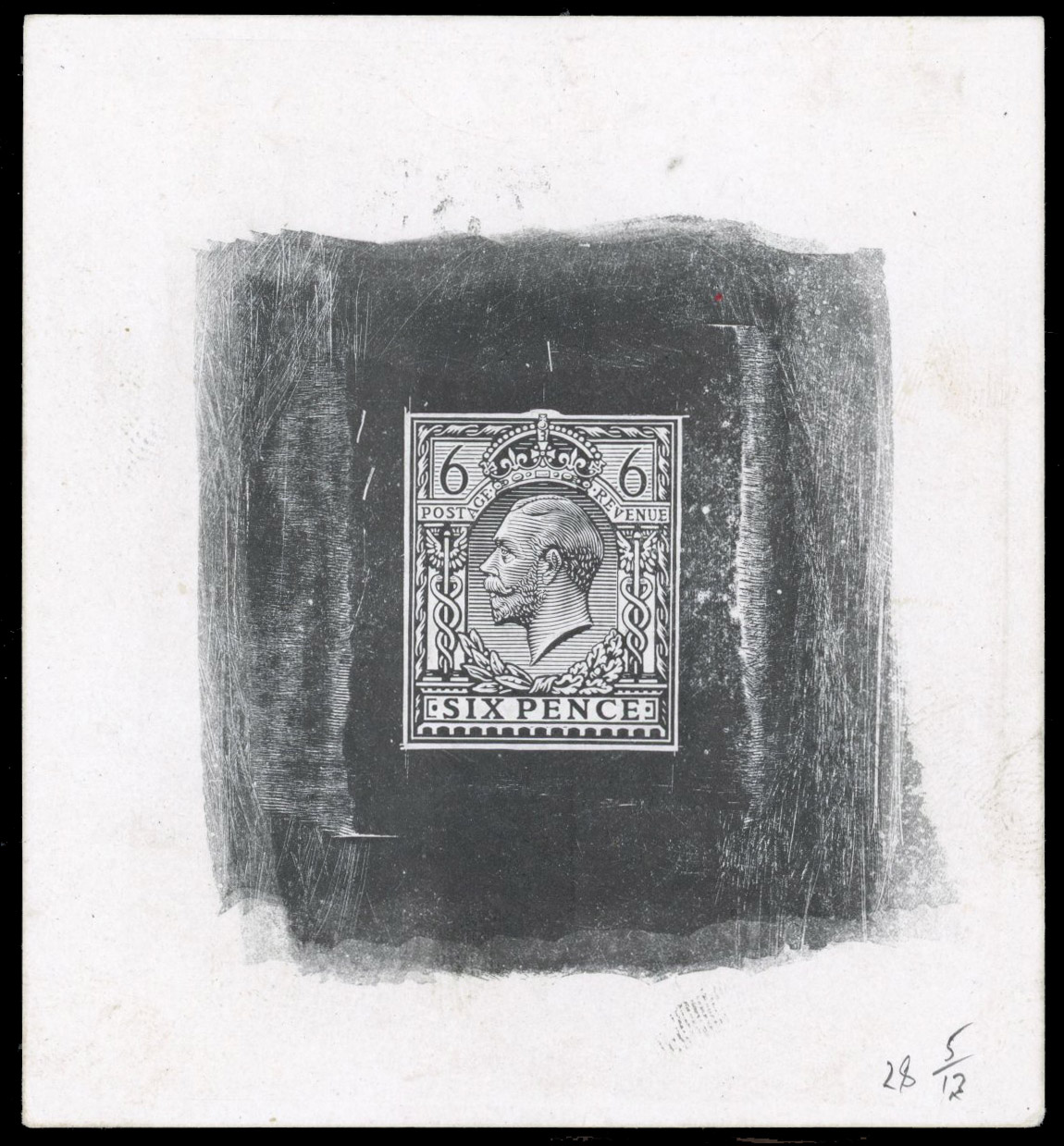 GB SG 384 1913 6d Die Proof