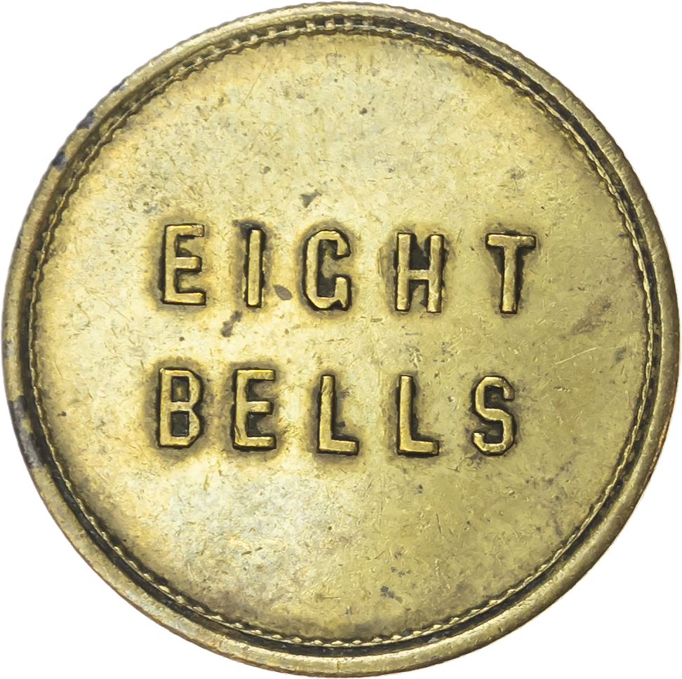 Lot of 3 coins - Kent. ( Tenterden?), Eight Bells , 3d. 23.5mm. VF; Northants Northampton Marefair. Shakespeare Saloon...