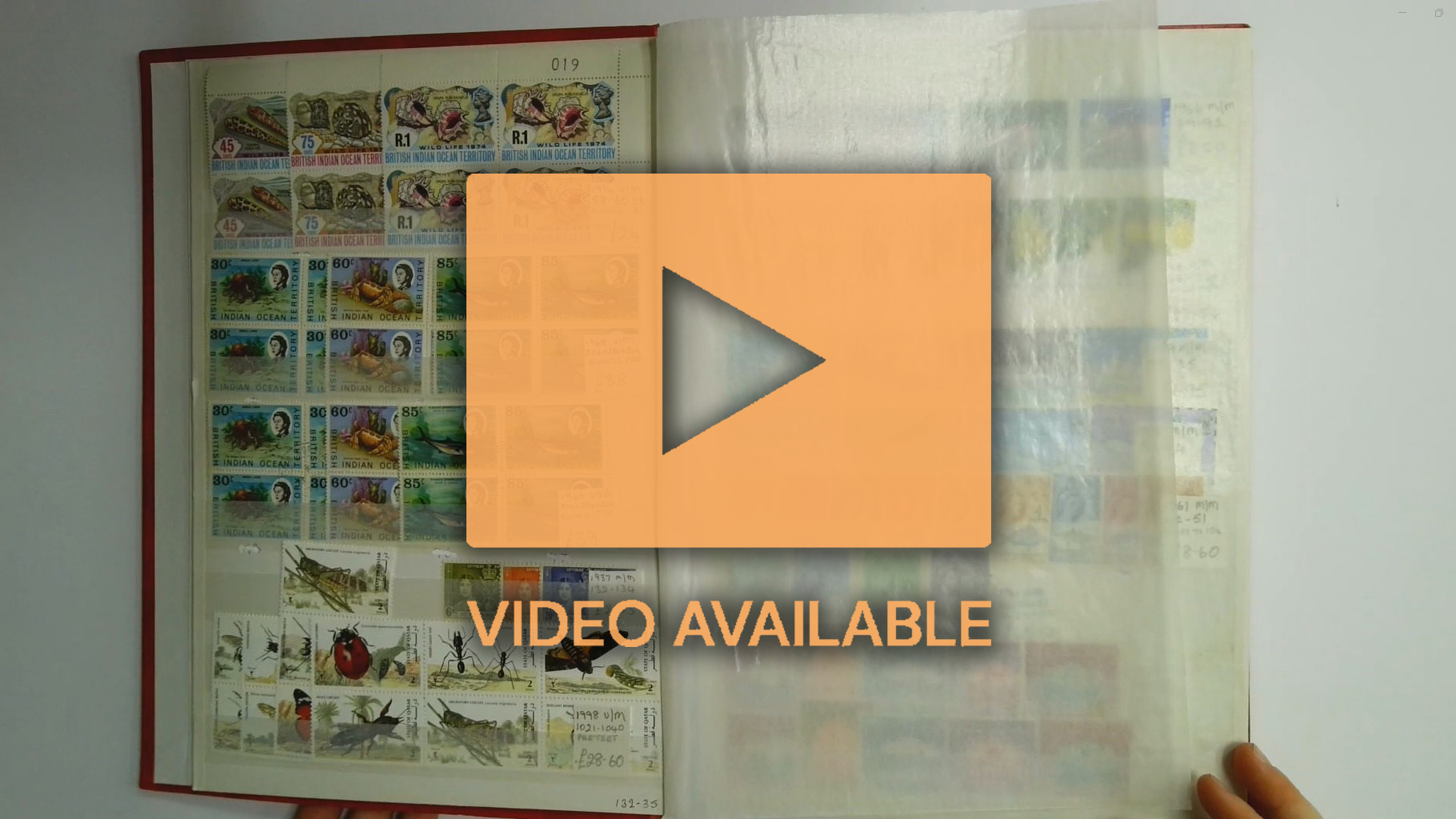 All World 16 page stocbook with unused and used sets stc £5000+