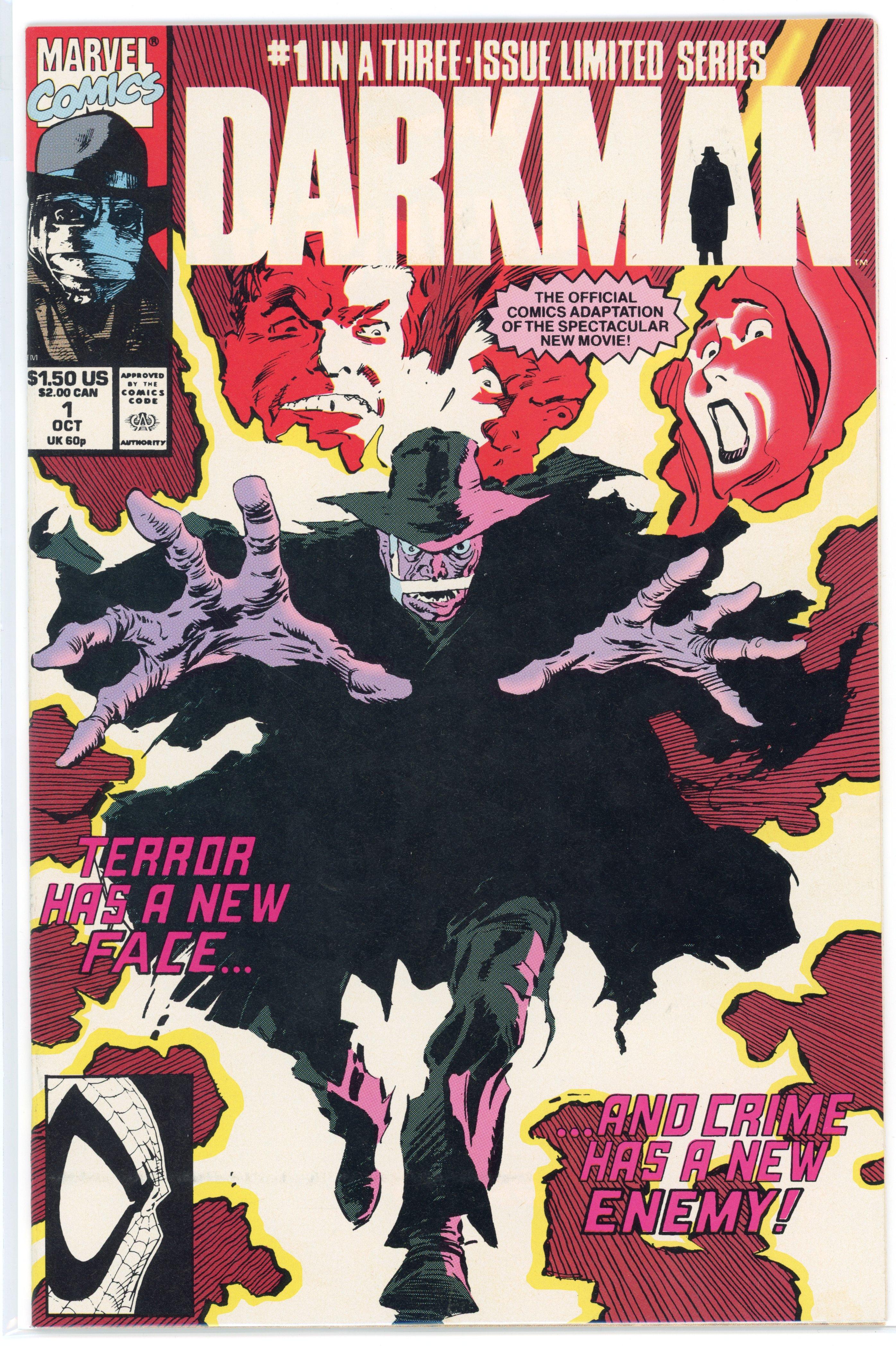 Dark Man (Marvel Comics, 1990) Complete Set of 3 Issues