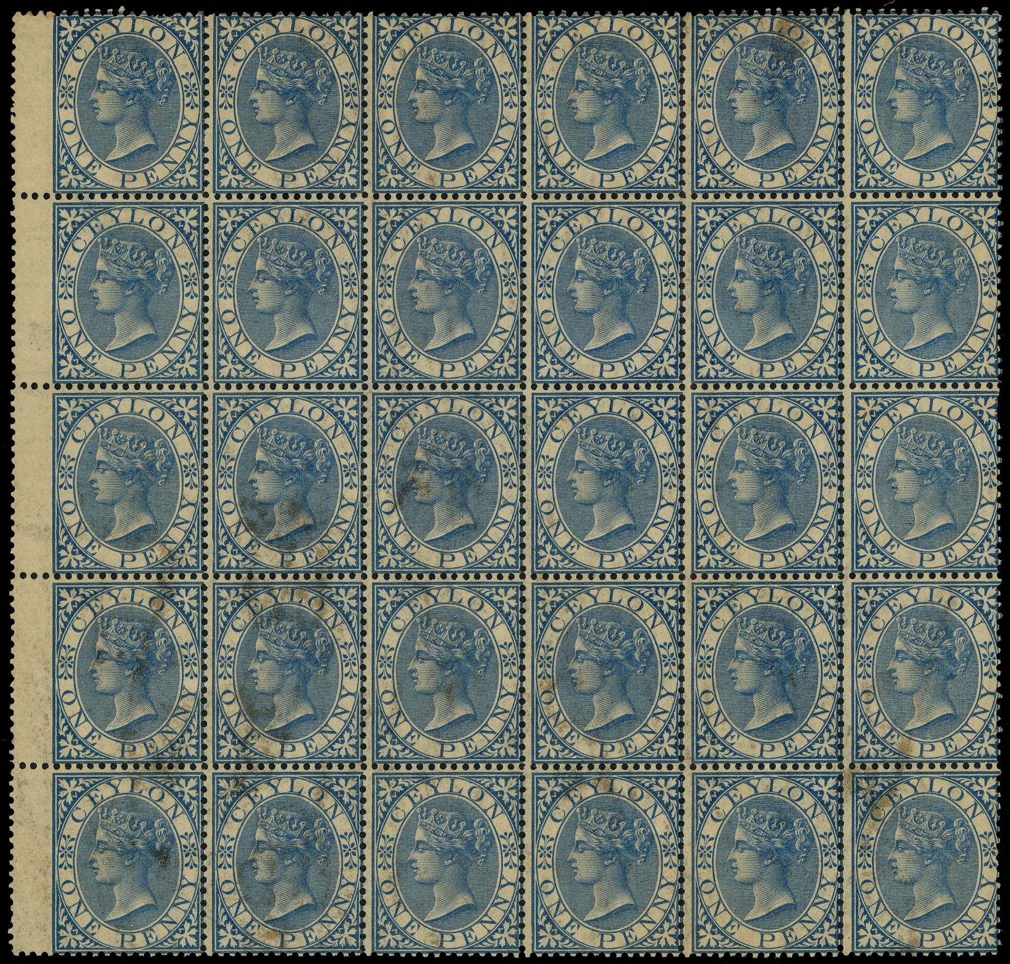 Ceylon SG 61 block mint