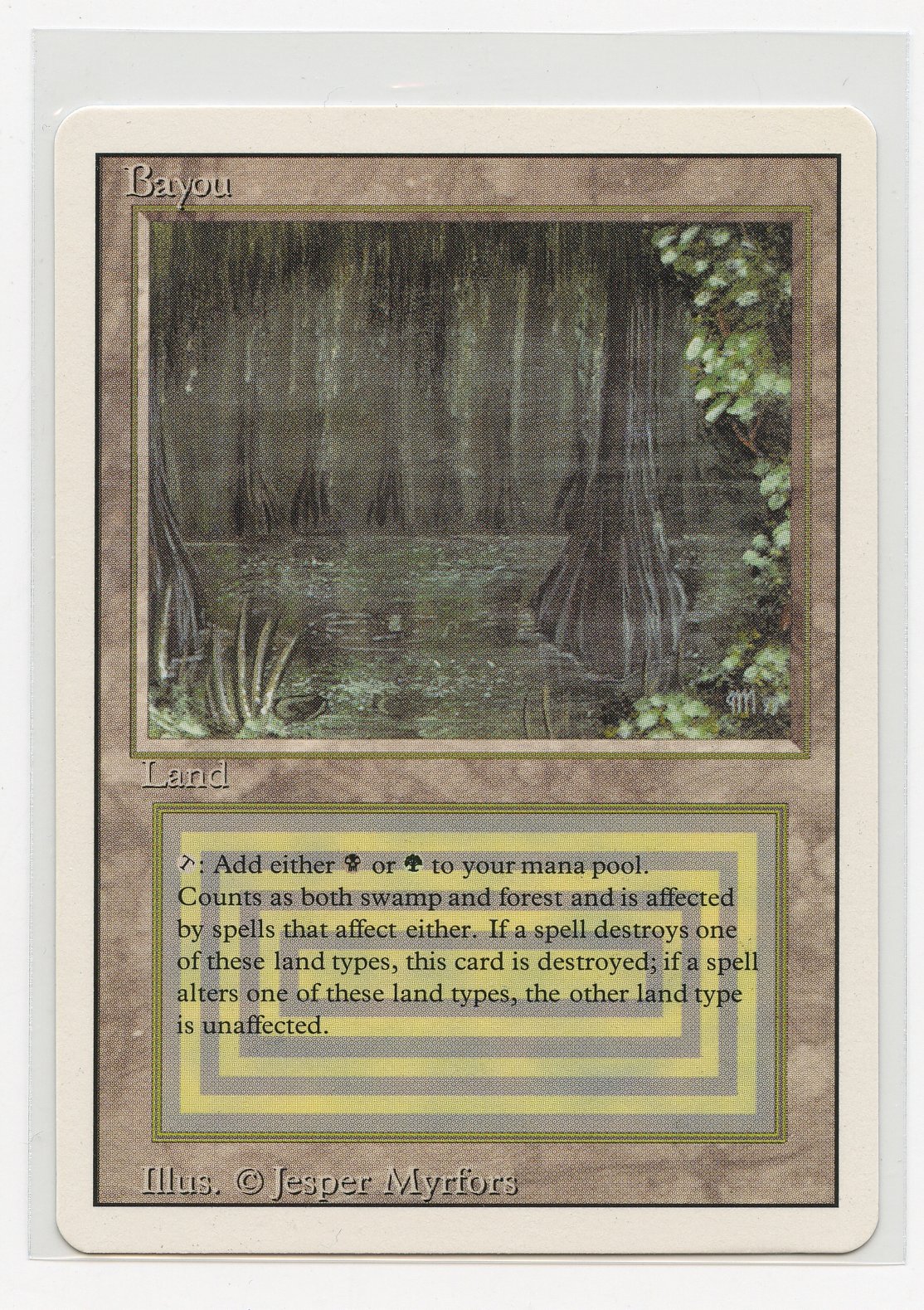 Bayou - Revised Dual Land (EX+)