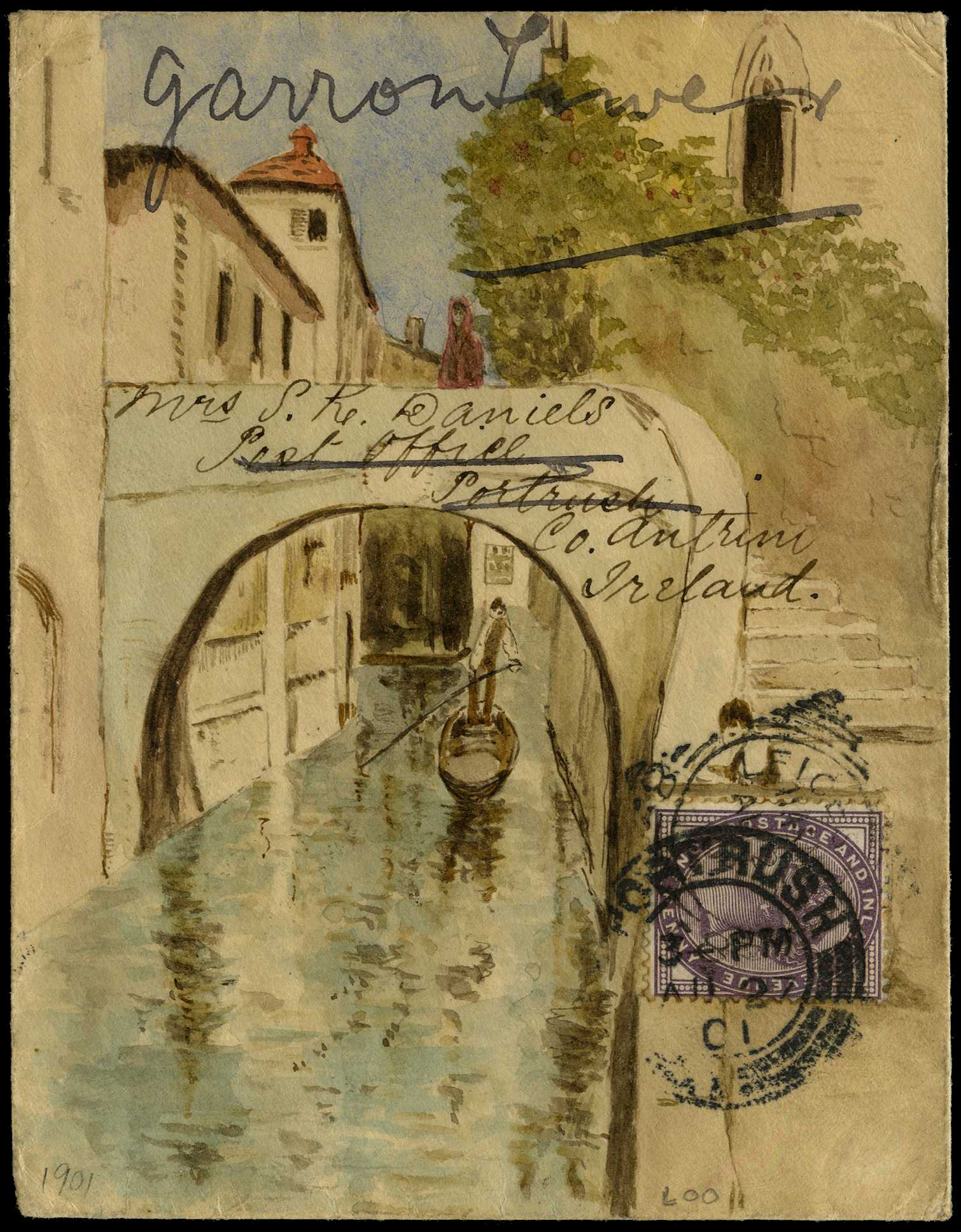 ILLUSTRATED ENVELOPE: 1901...
