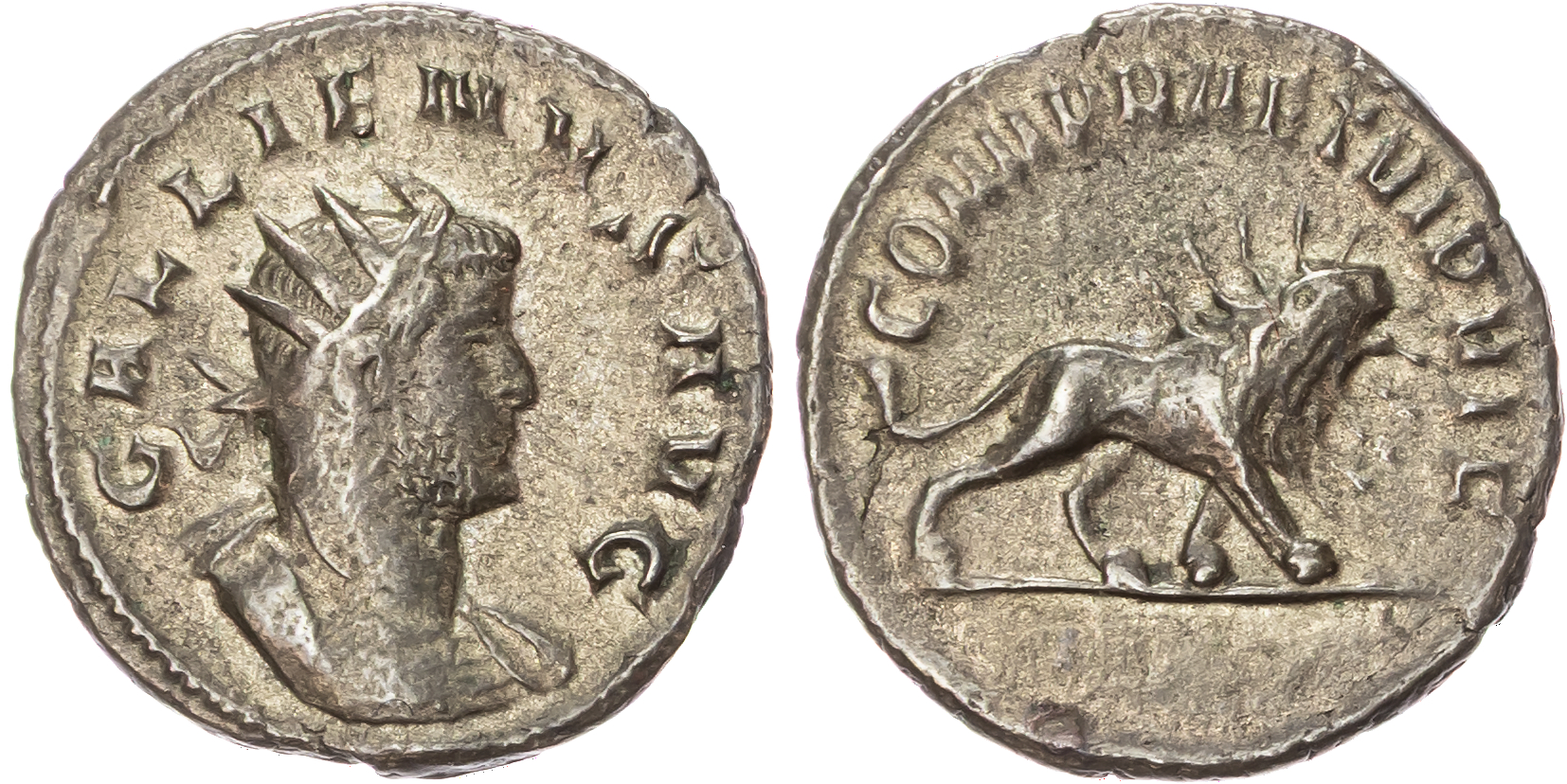 Gallienus (AD 253-268), Antoninianus, 'Legionary Series', Milan, AD 260-261, 3.74g. 