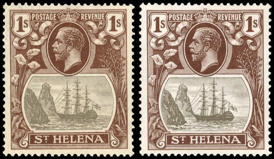 St Helena SG 106b, c mint