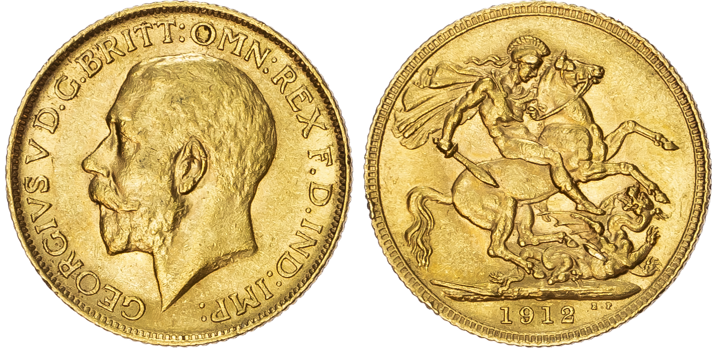 George V (1910-1936), Group of Gold Coins (4).