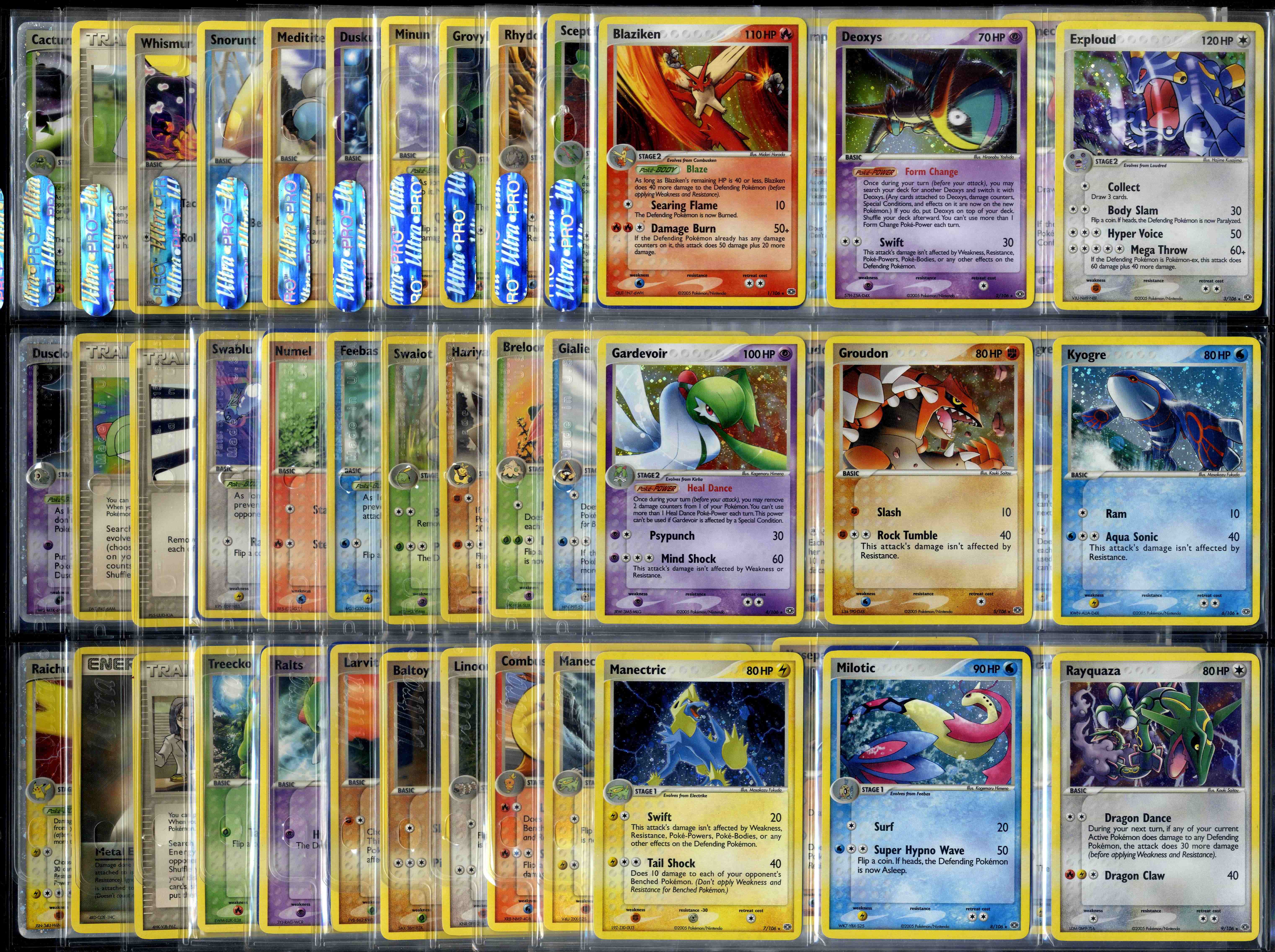 Complete EX Emerald Set #141 Cards